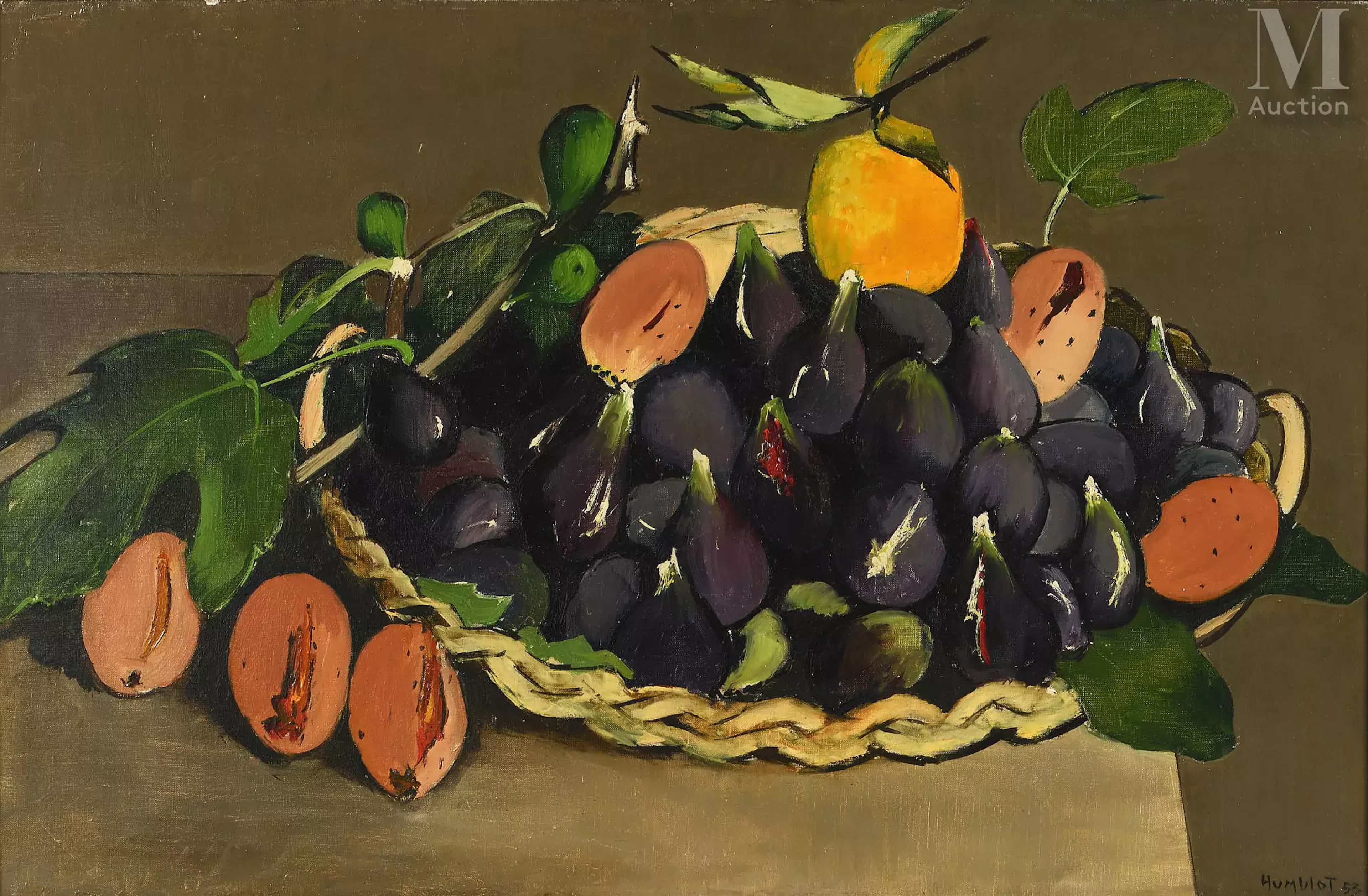 Robert HUMBLOT (1907-1962) Les figues