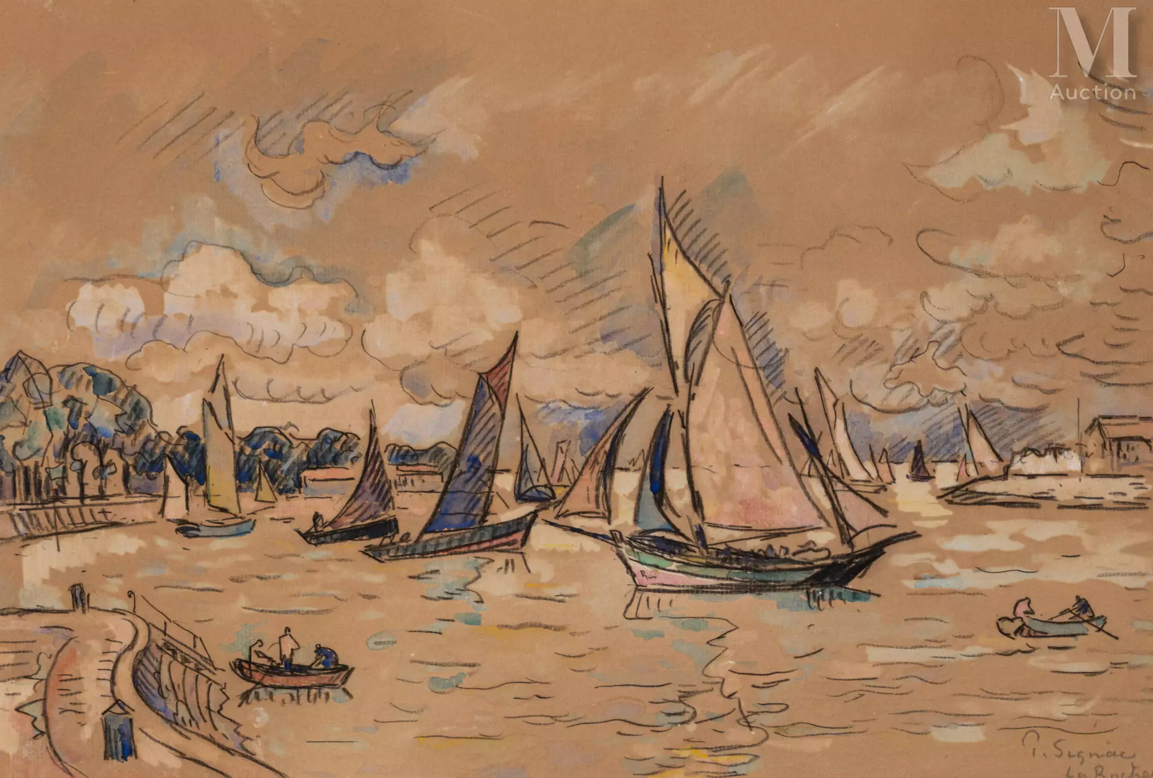 Paul SIGNAC (Paris 1863 - 1935) La Rochelle
