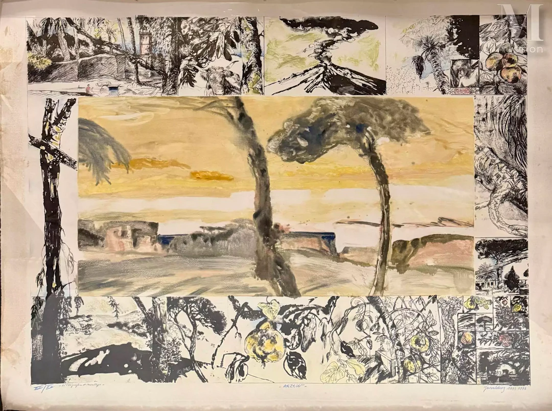 Gérard DIAZ dit GERARDIAZ (1938 - ) Paysage