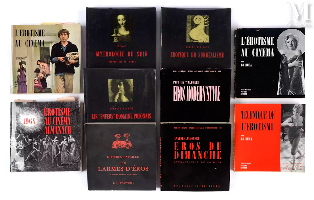 ÉROTISME édition Jean Jacques Pauvert 10 ouvrages