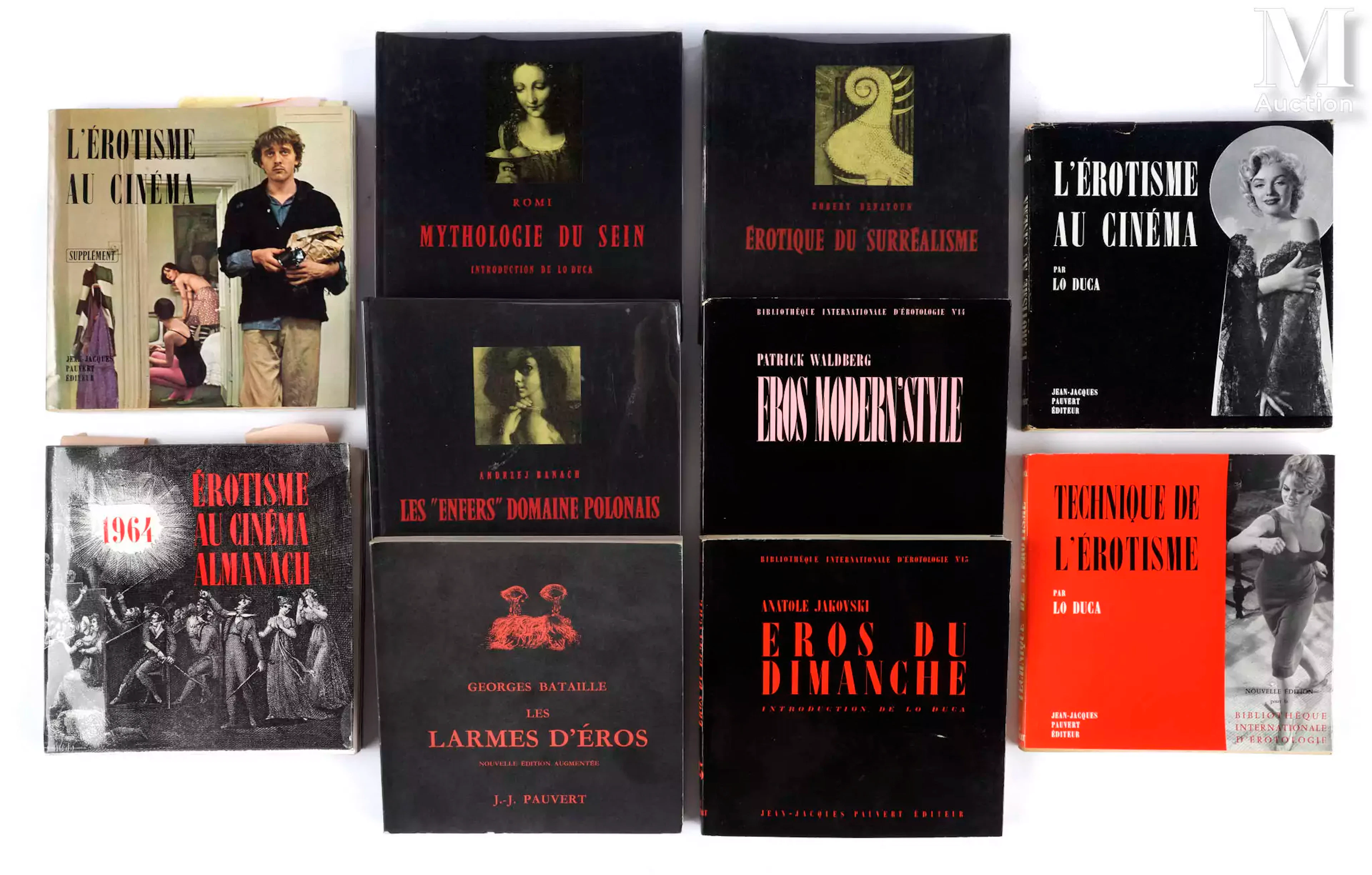 ÉROTISME édition Jean Jacques Pauvert 10 ouvrages