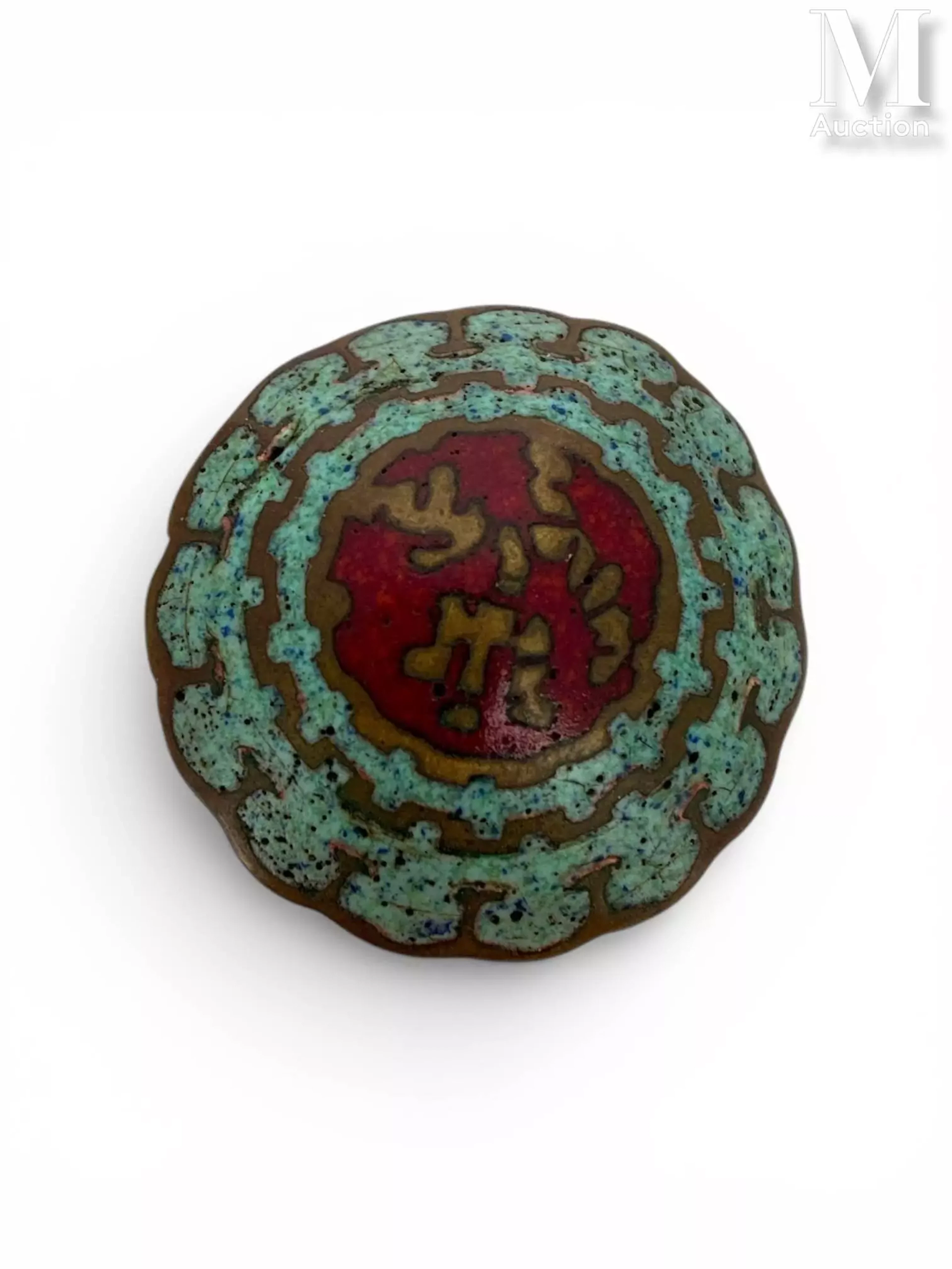 TIBET, XIXe siècle Broche