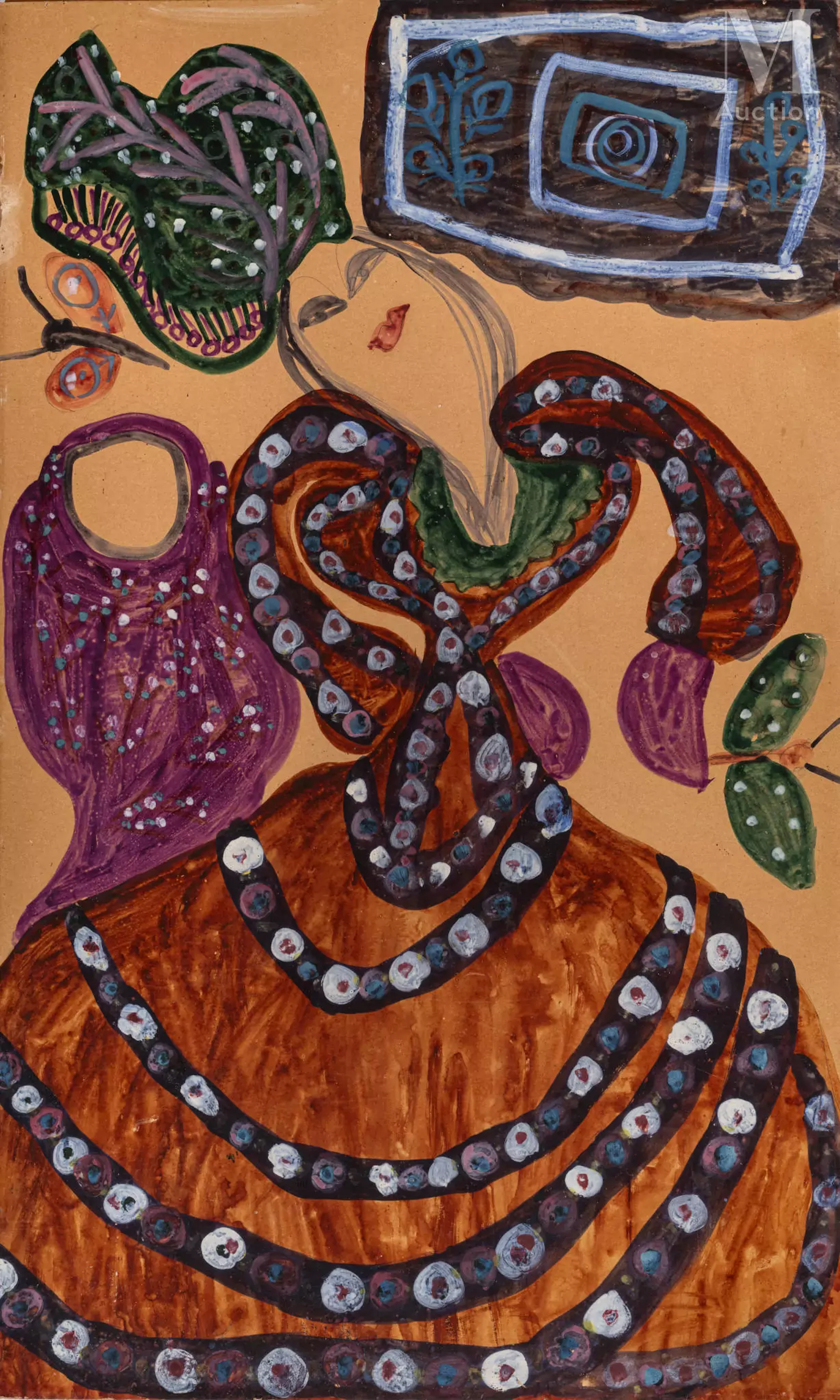 BAYA (Fatma Haddad Mahieddine(Algérie, Bordj el Kiffan 1931 - Blida