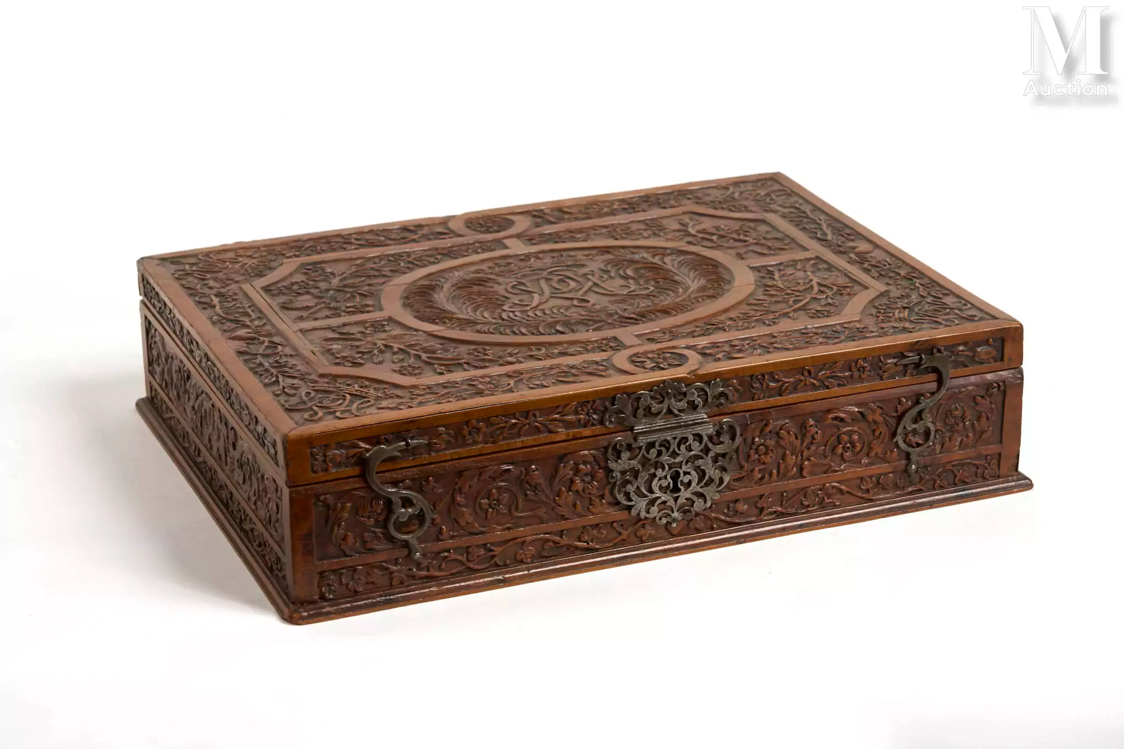 Écritoire de voyage attribué à l’atelier de César Bagard, XVII-XVIIIe siècle