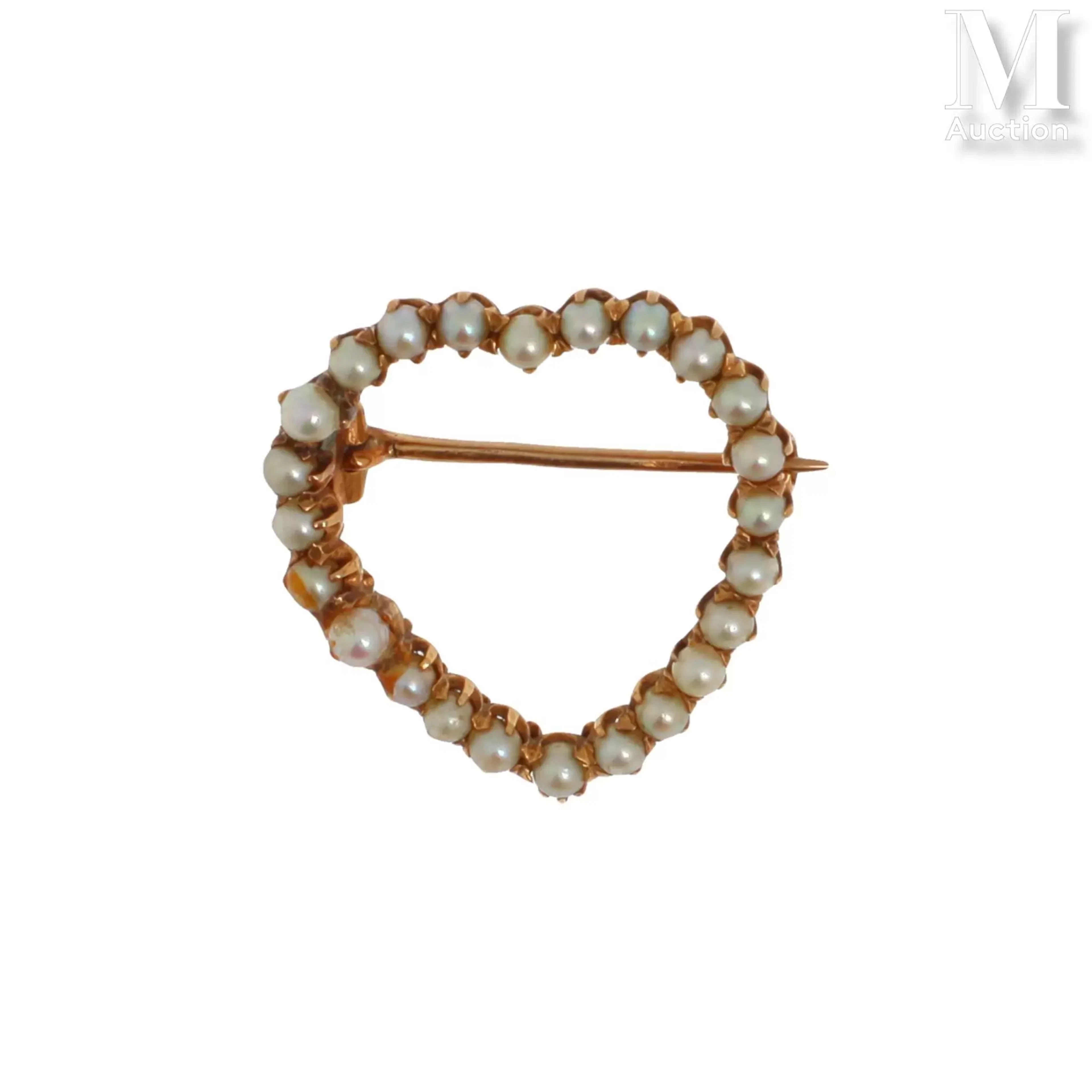 Broche cœur