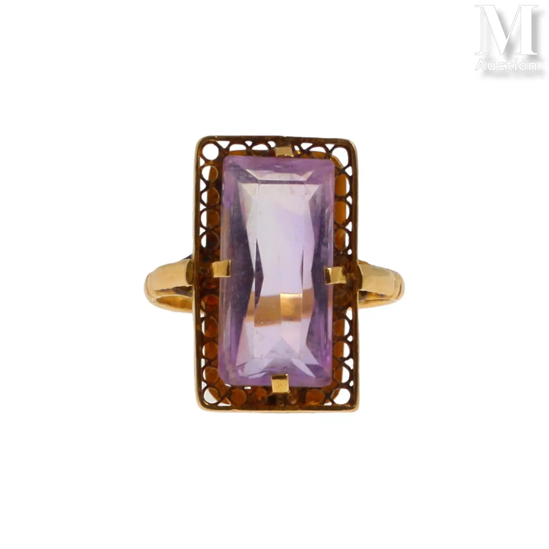Bague améthyste