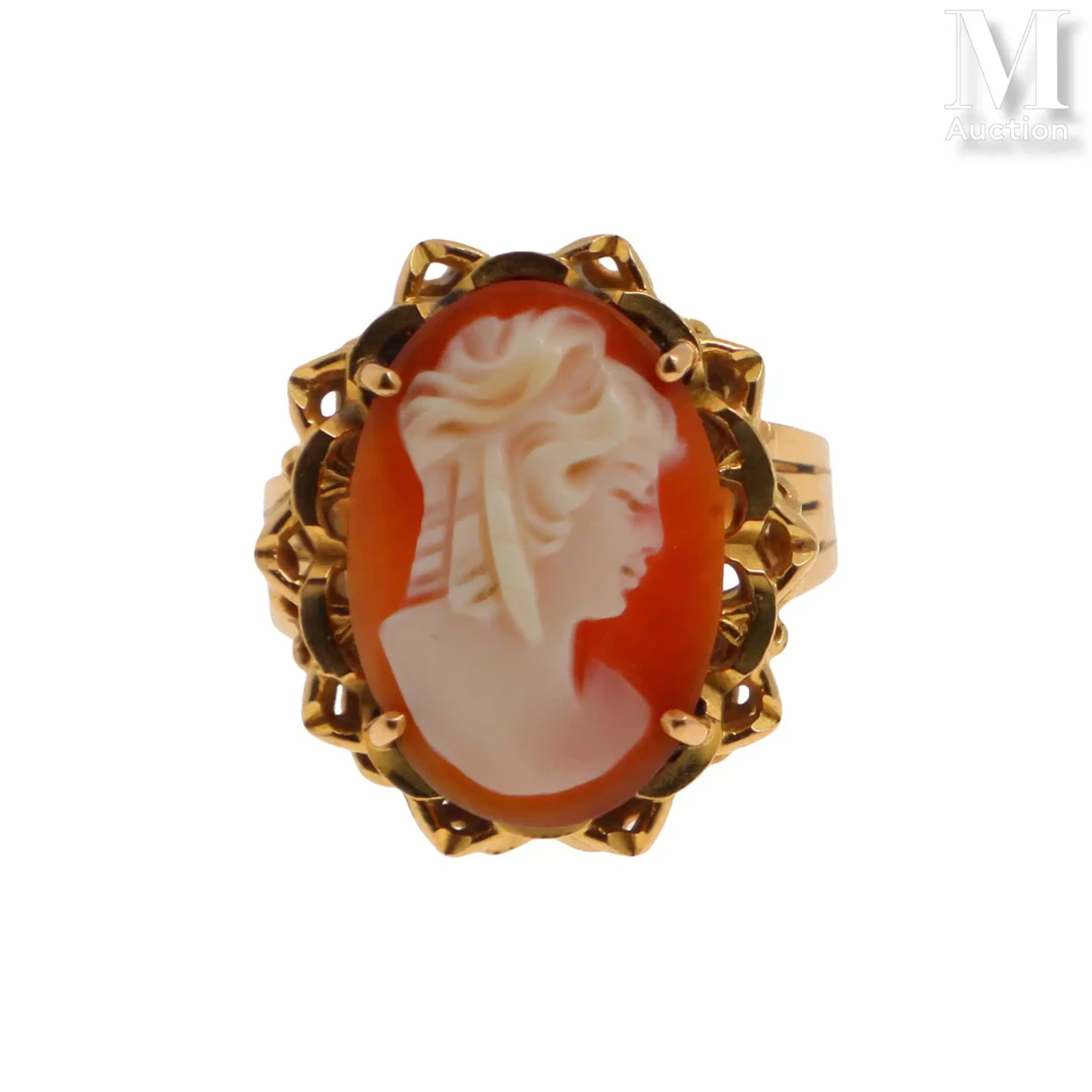 Bague camée