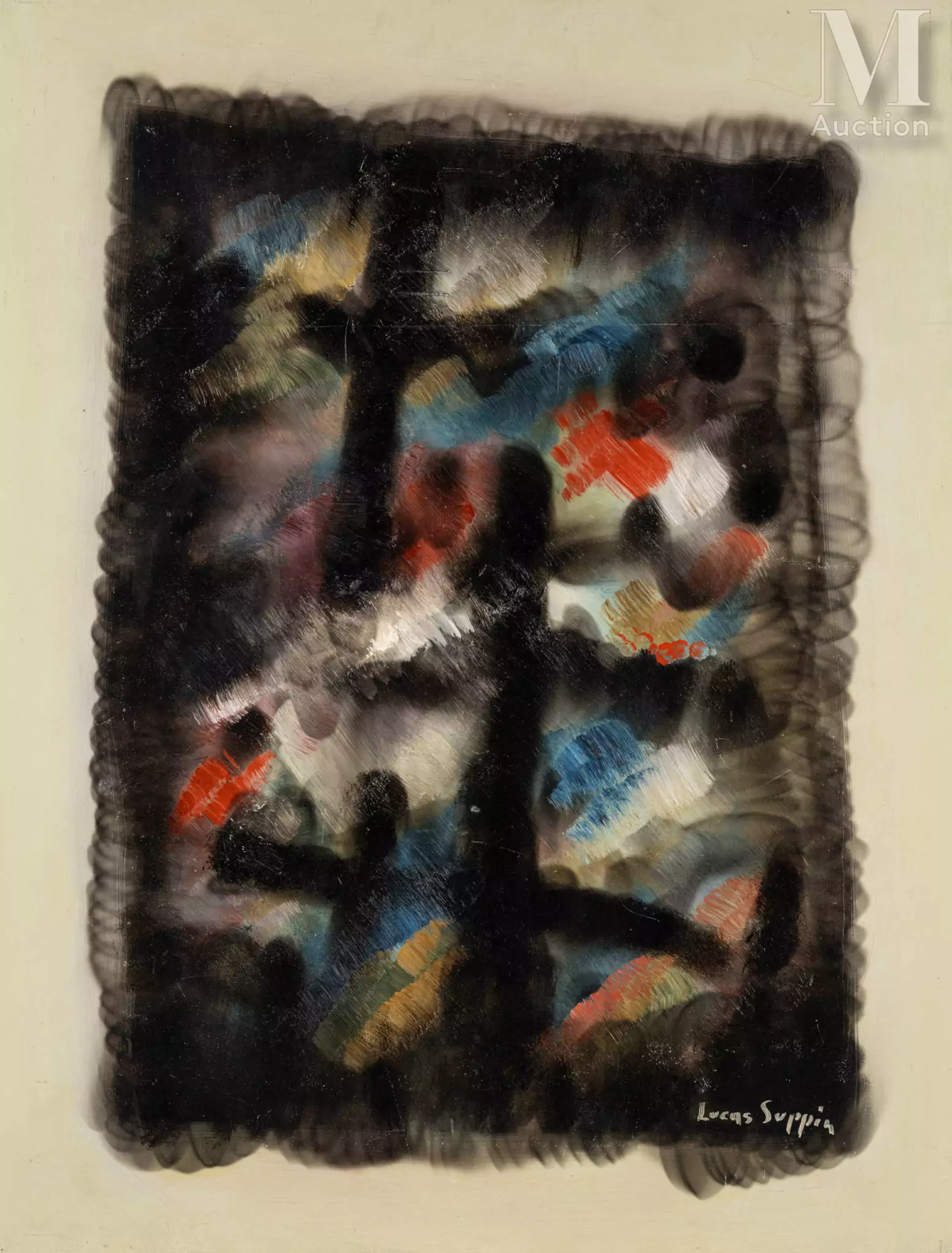 Lucas Suppin (1911 Untertauern - 1998 Salzbourg) Composition abstraite