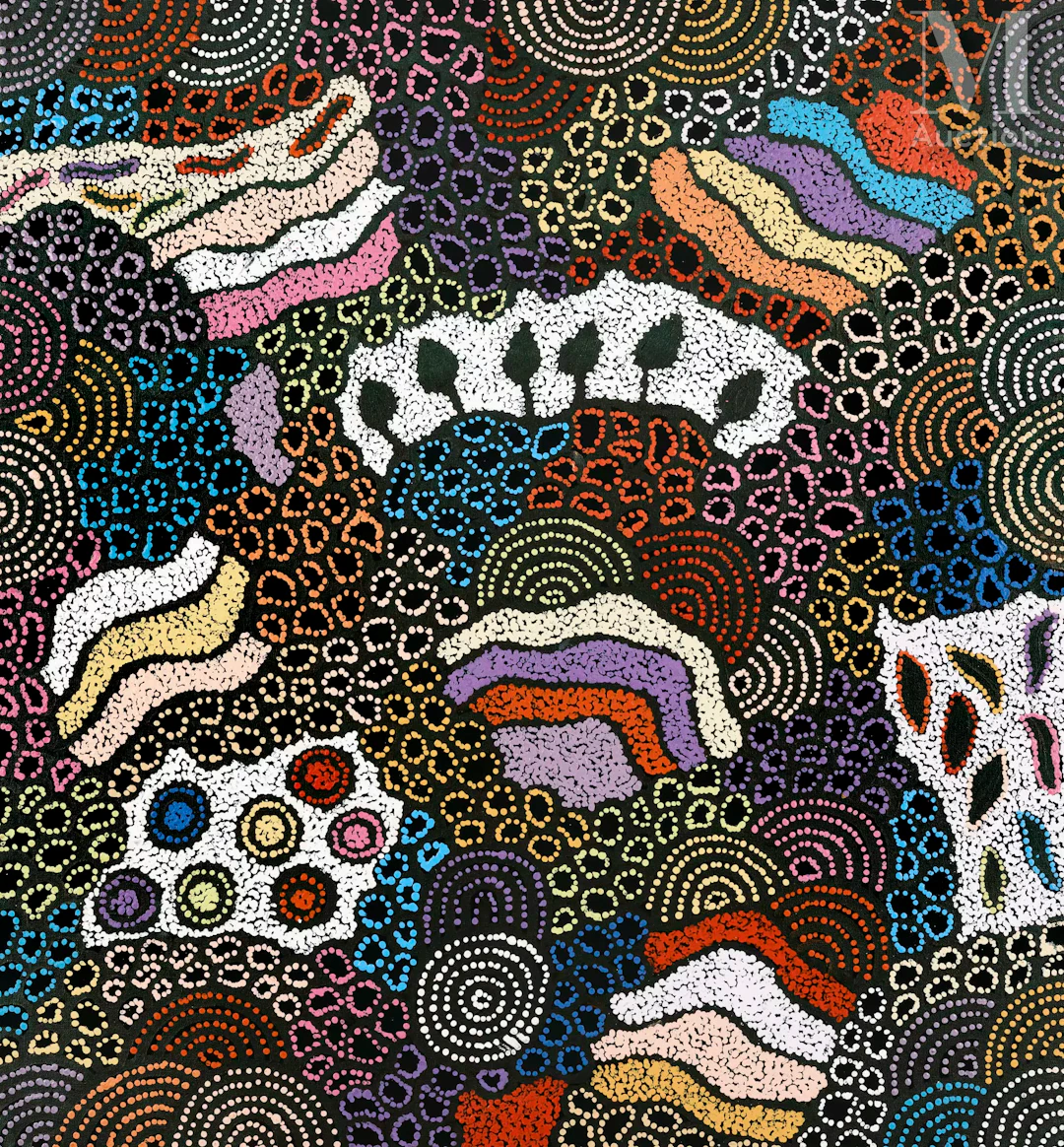 Nellie Marks Nakamarra (1976 - ) My Country, 2023