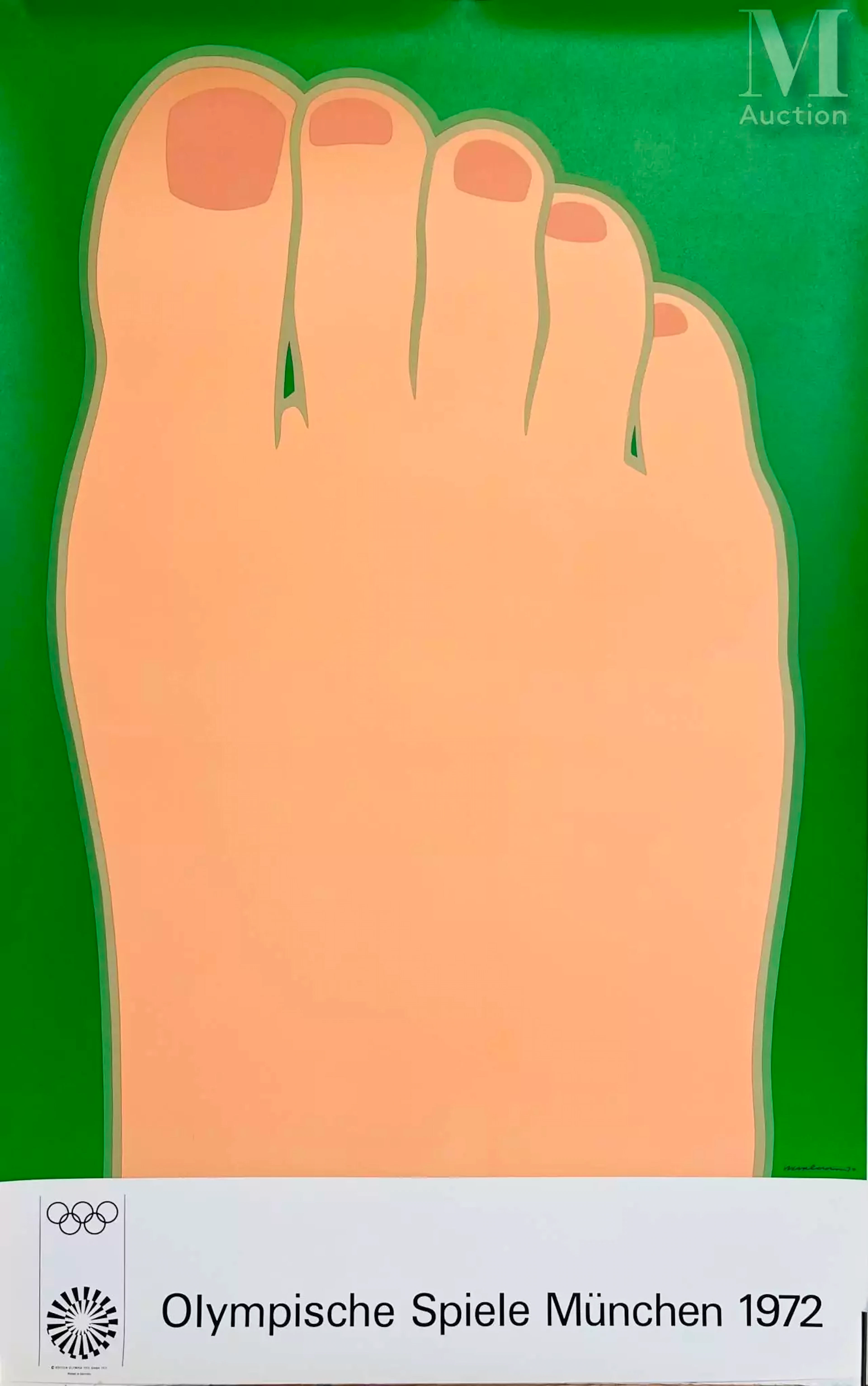 Tom WESSELMANN (1931-2004) Jeux Olympiques Munich 1972
