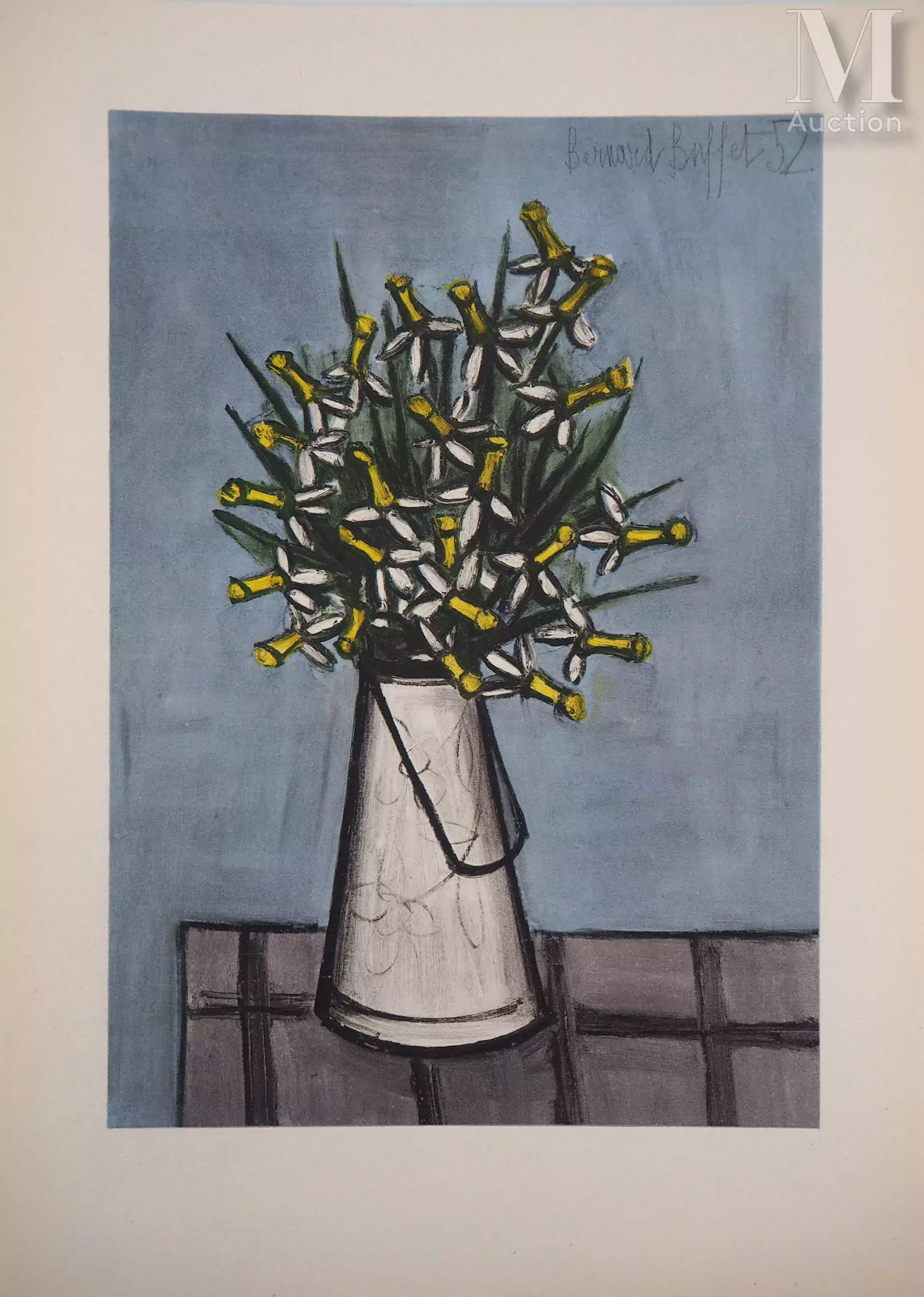 BUFFET Bernard Bouquet de jonquilles, 1958