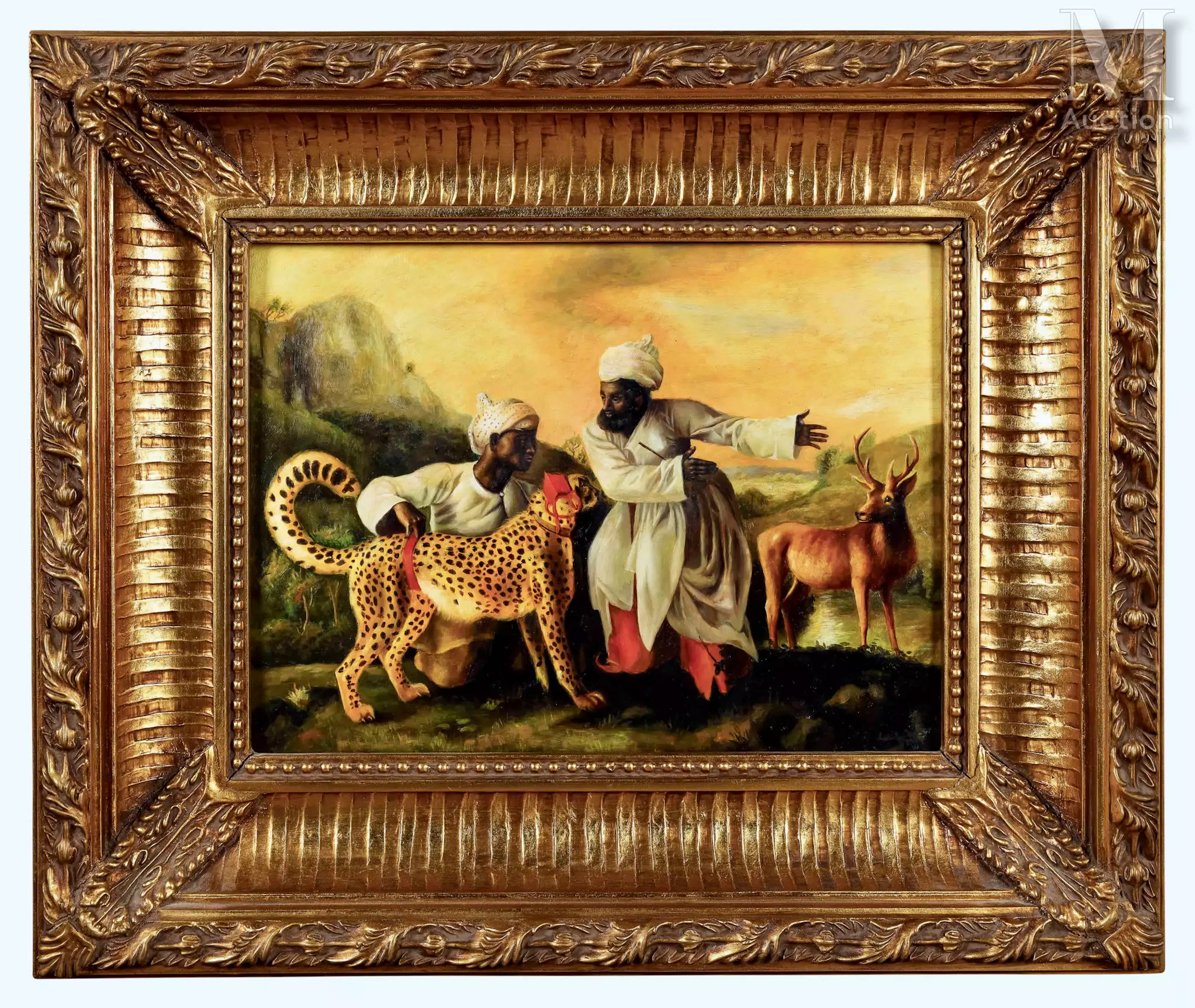 D'après George STUBBS (1724-1806) - Ecole ORIENTALE du XXème siècle