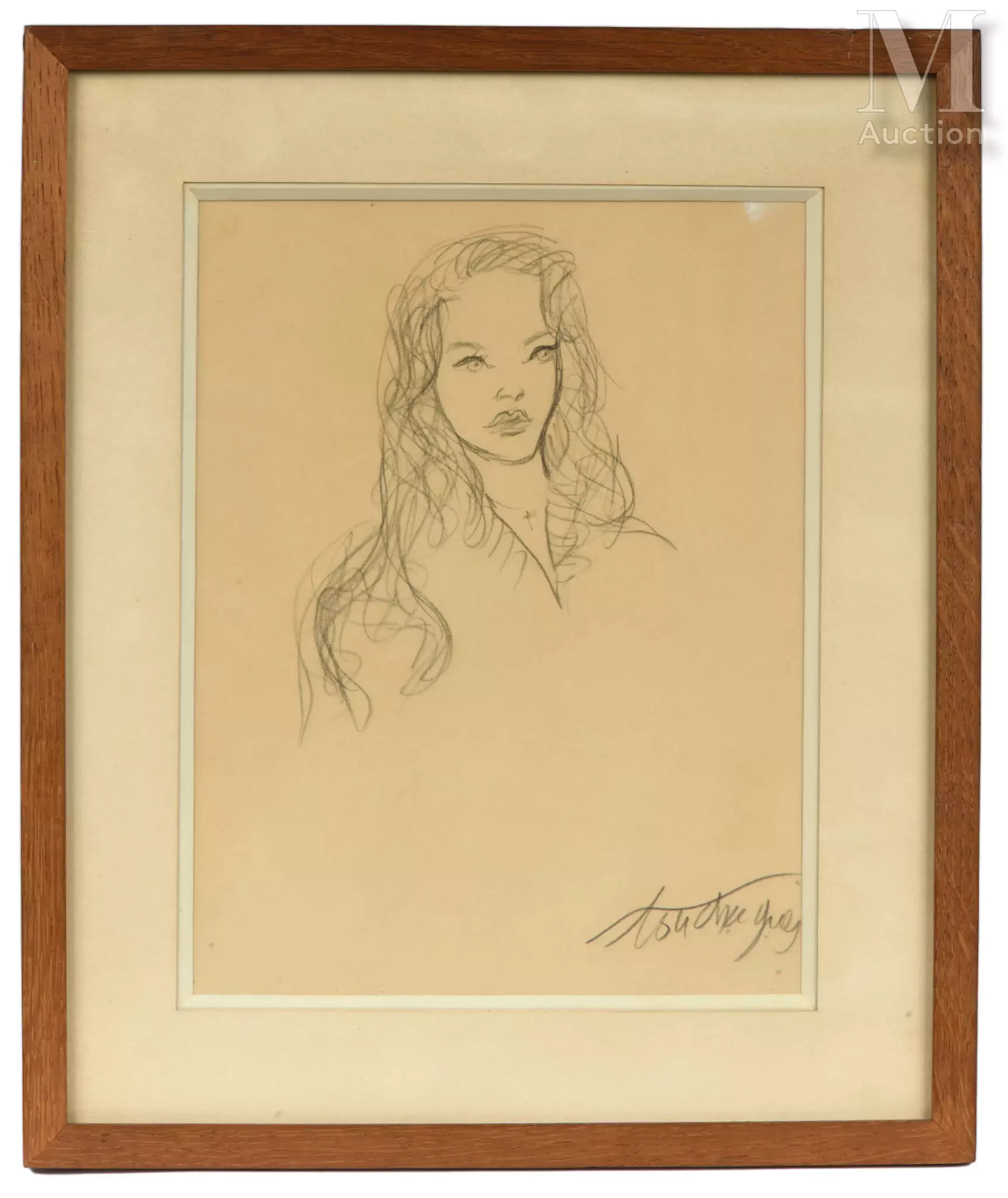 Louis TOUCHAGUES (1893- 1974) Brigitte Bardot