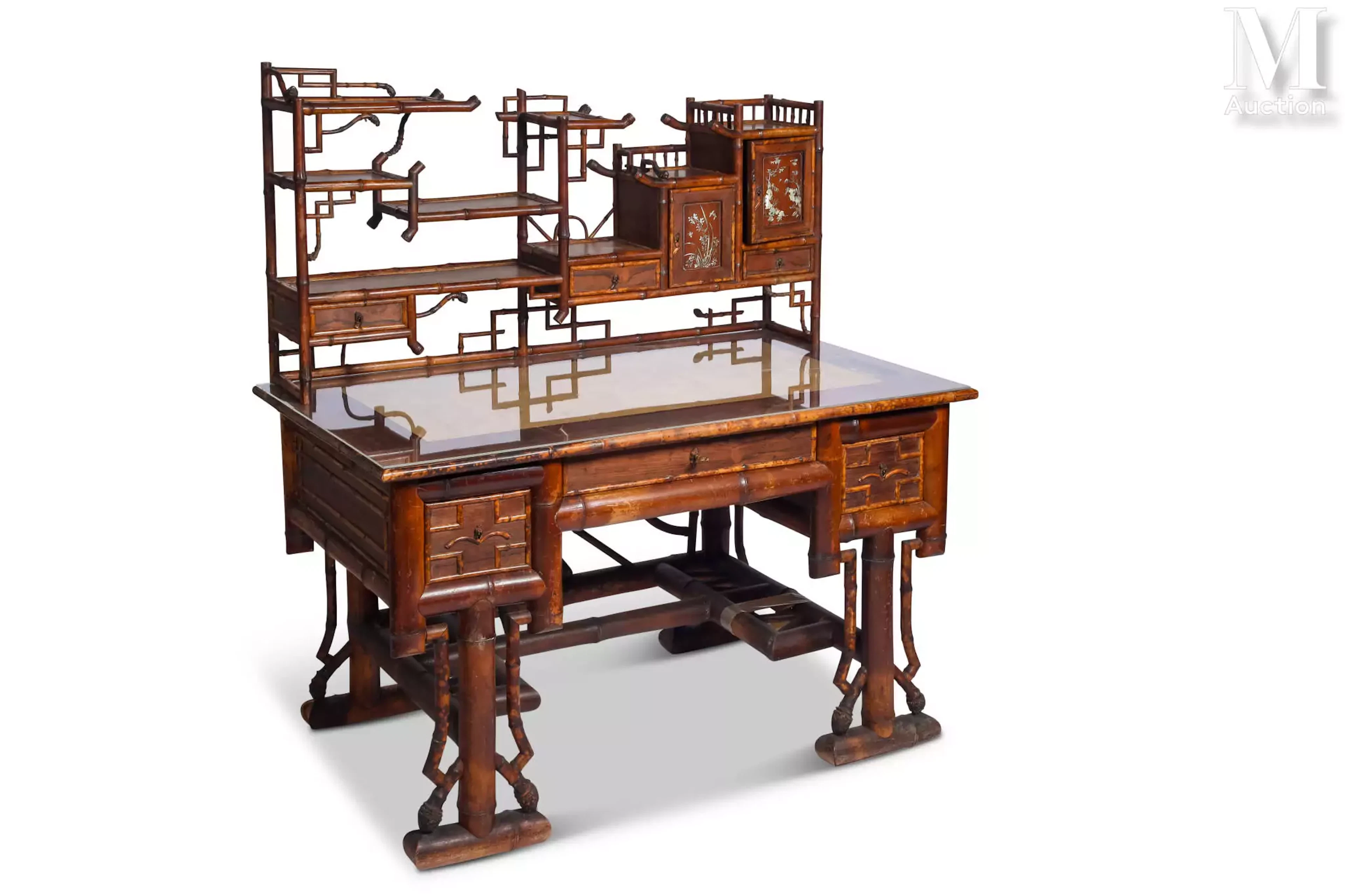 Alfred PERRET et Ernest VIBERT pour LA MAISON DES BAMBOUS Bureau