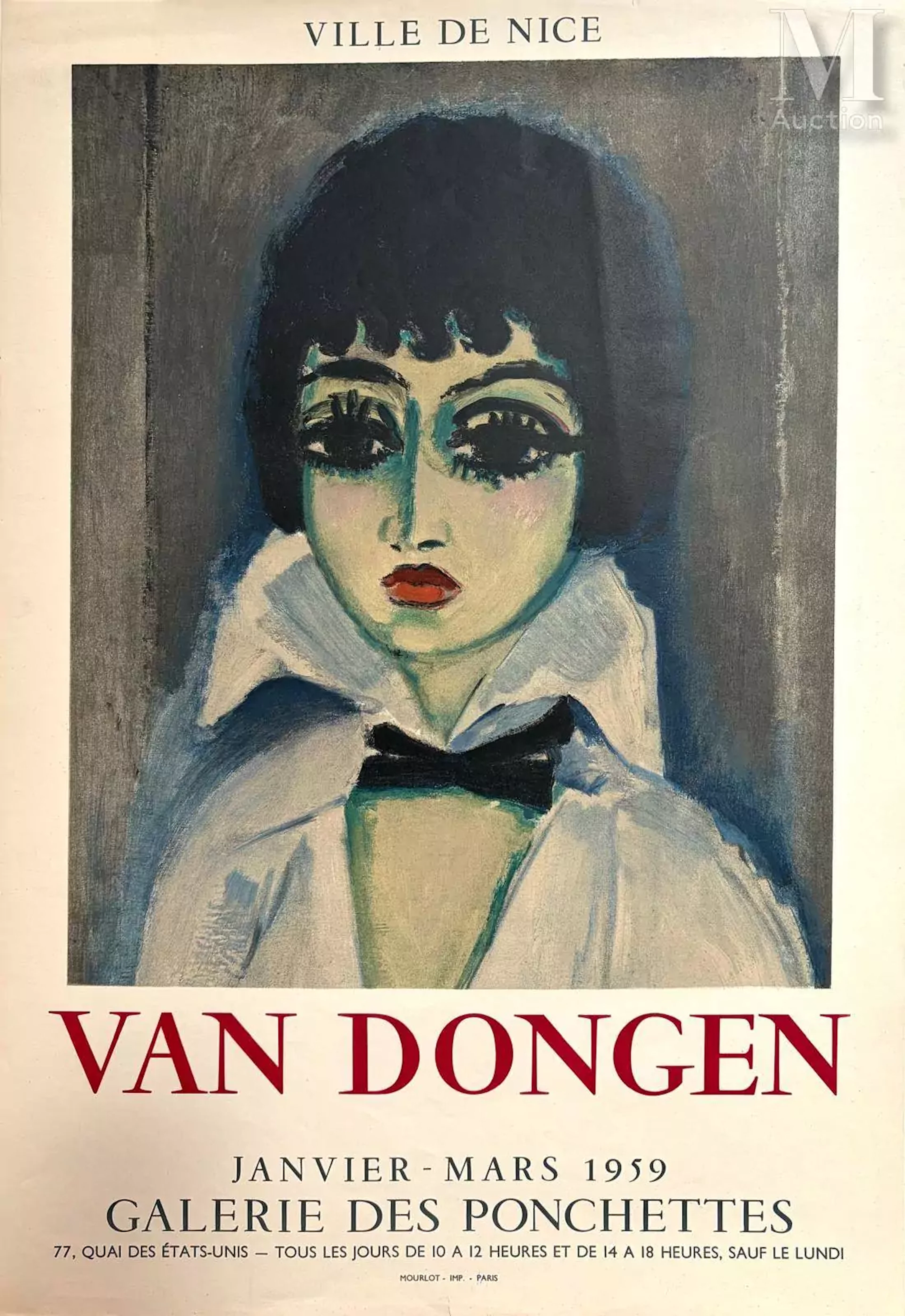 Kees VAN DONGEN (1877-1968), d’après Affiche, 1959