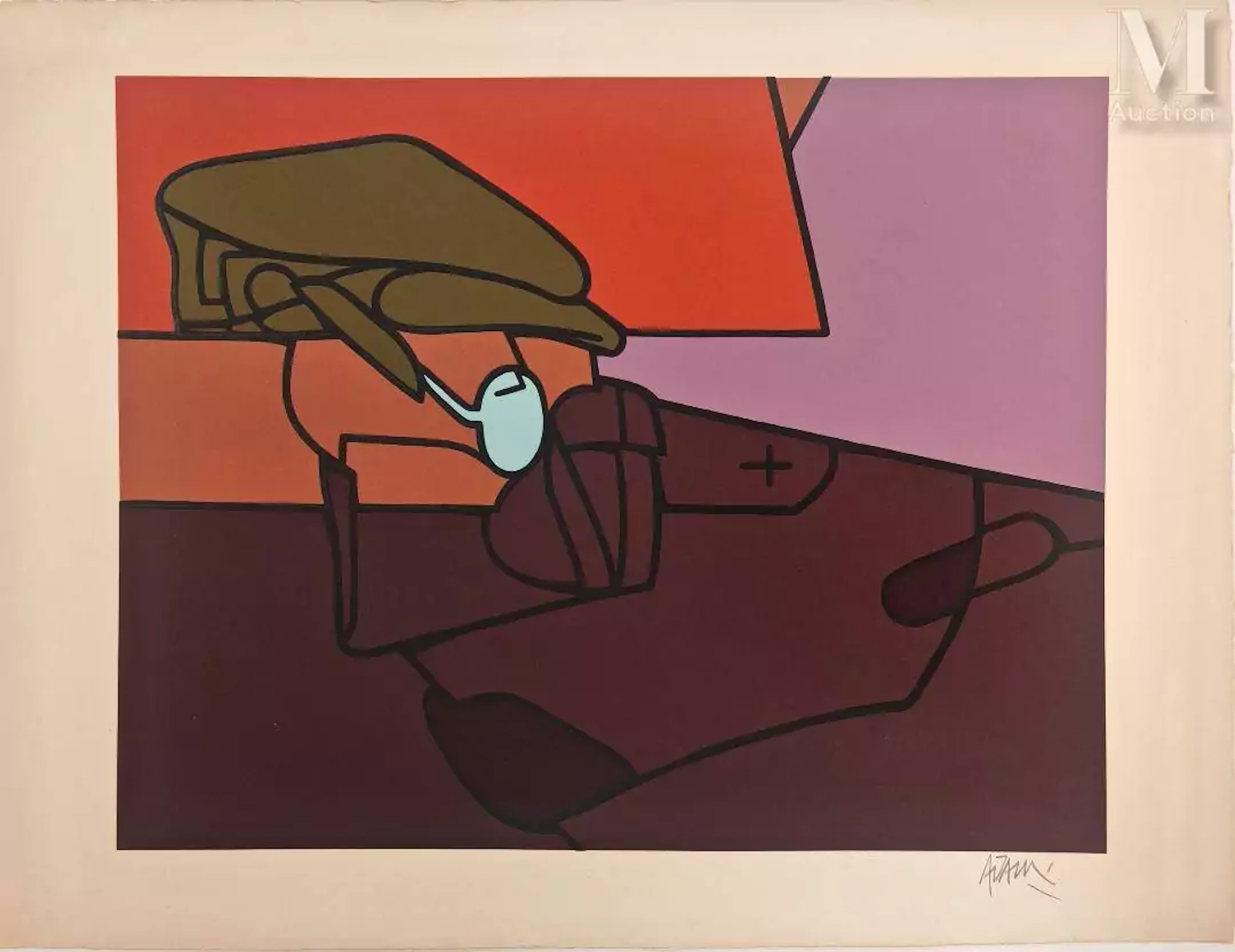 Valerio ADAMI (1935-) Sans titre