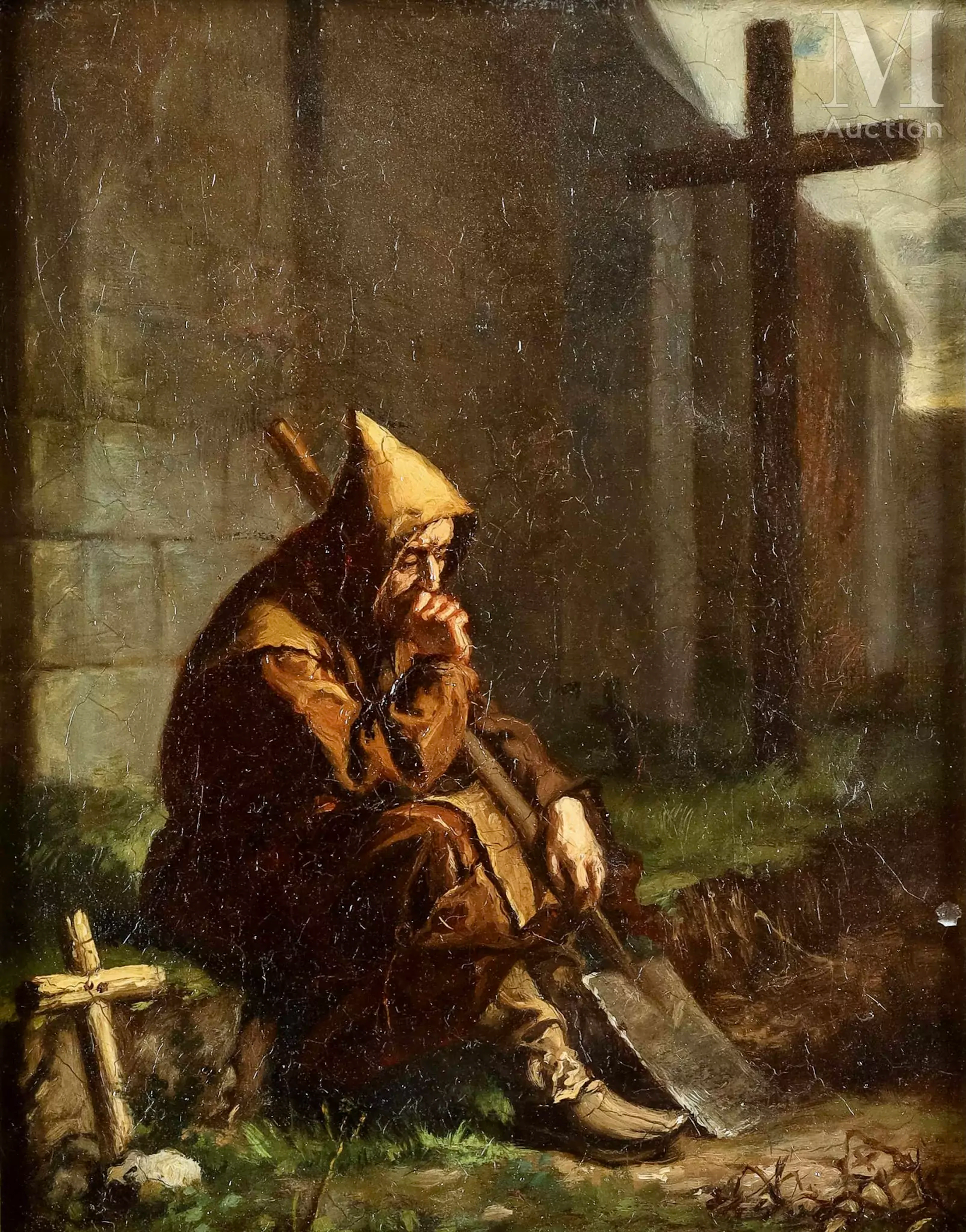 Alphonse MURATON (Tours, 1824 - Saint-Denis-sur-Loire, 1911), attribué