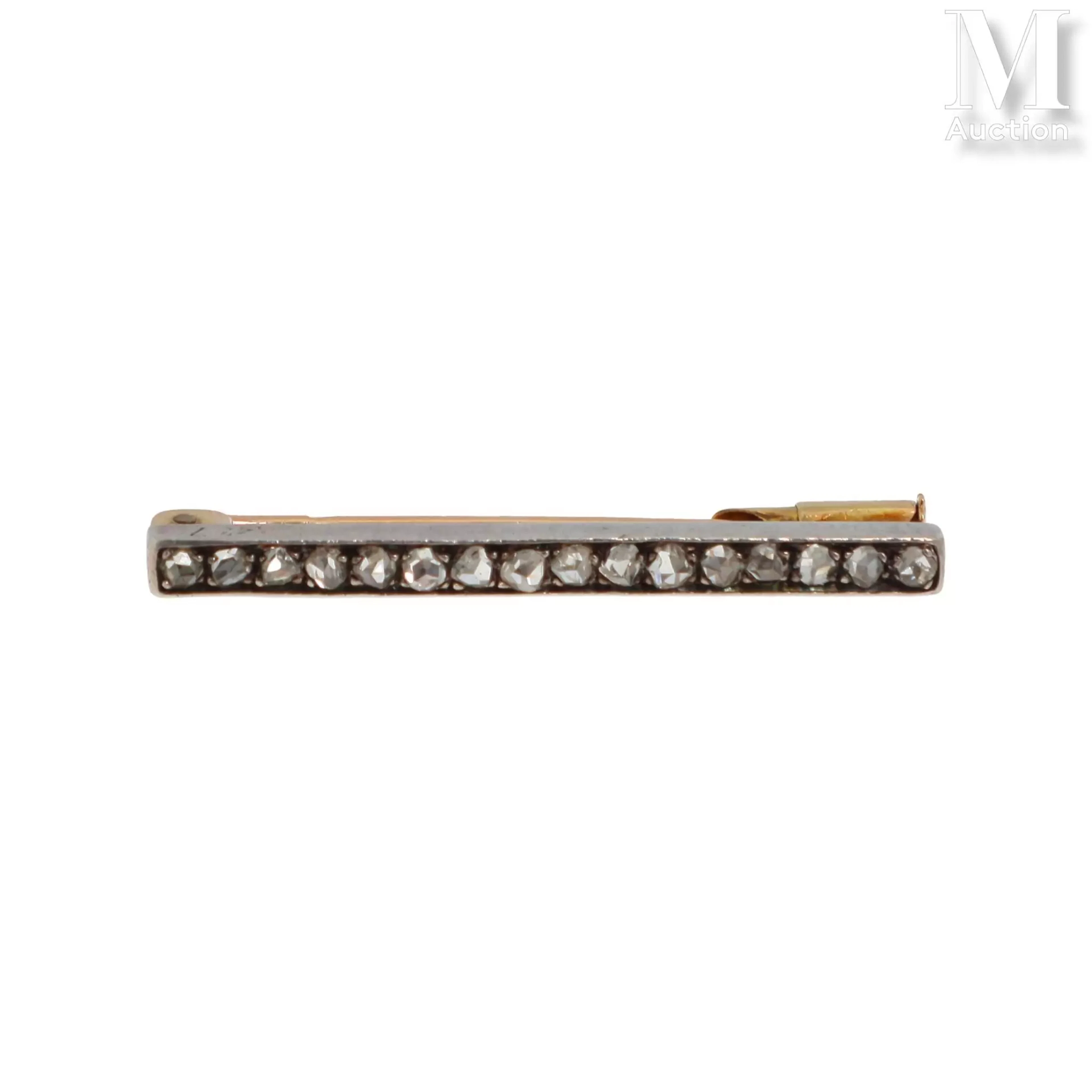 Broche diamants