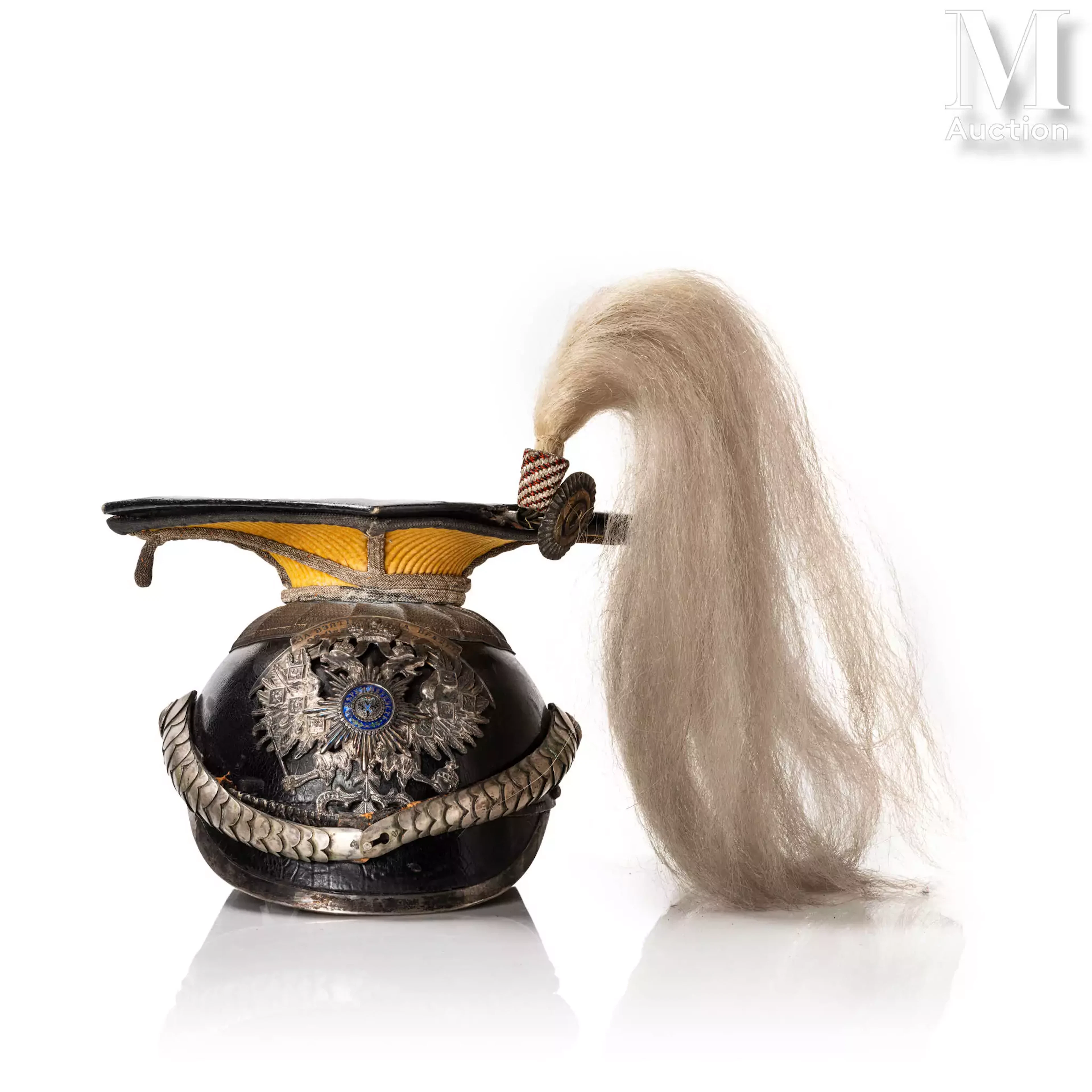 Czapka d’officier du régiment des Lanciers (Uhlans) de la Garde de