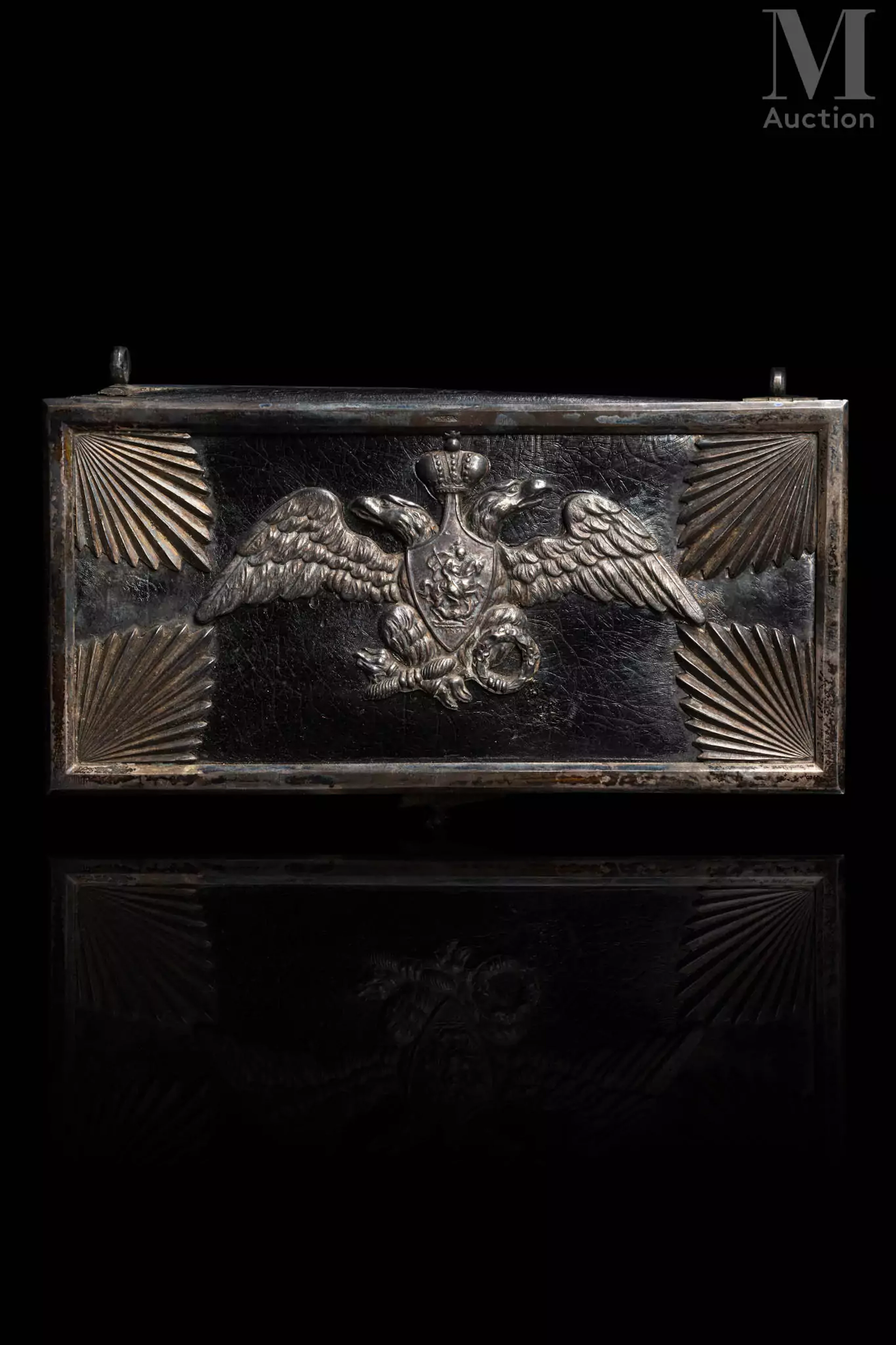 Rare cartouchière d’officier du régiment cosaque de la Garde