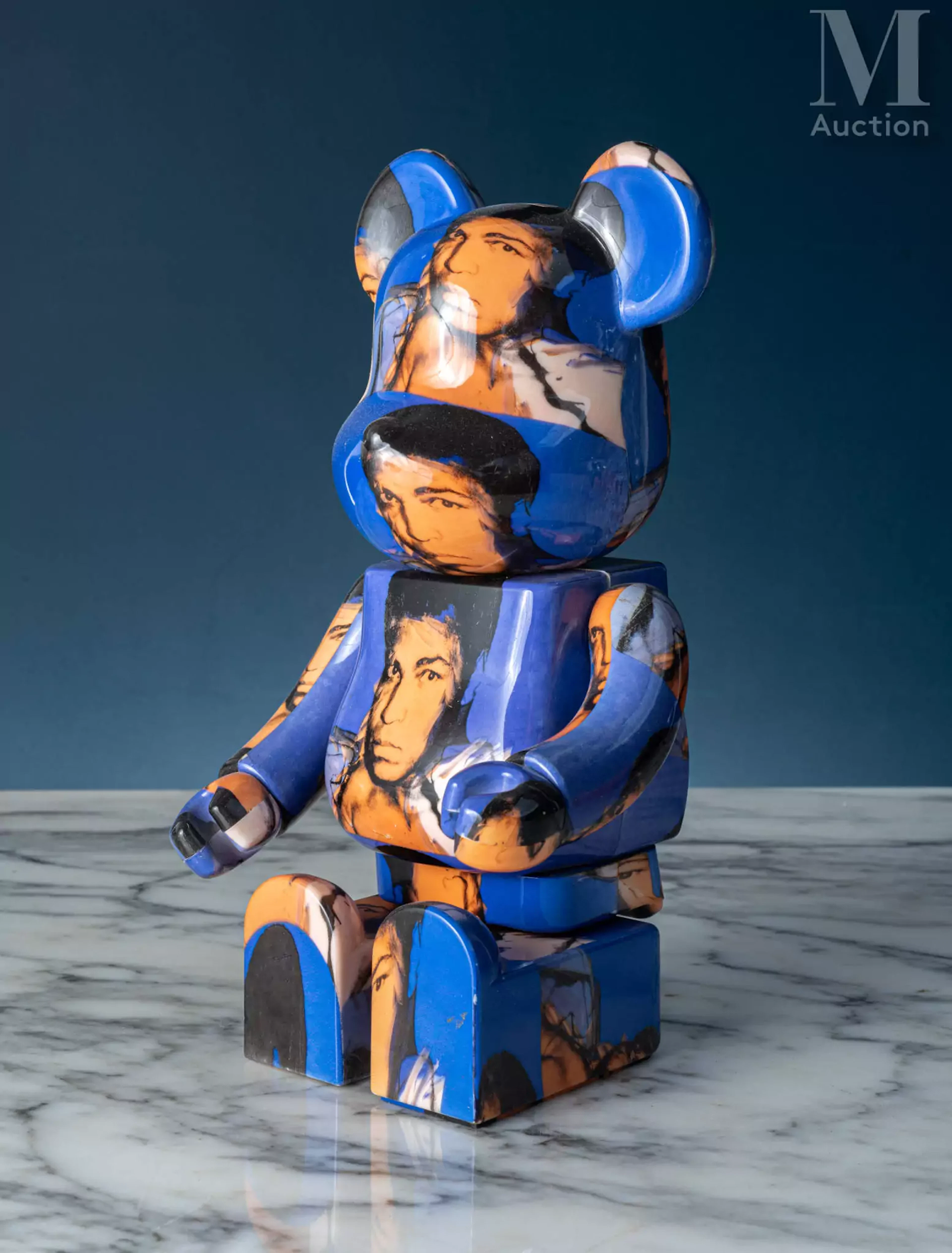 MediCom Toy Be@rbrick 100%, Andy Warhol / Mohamed Ali