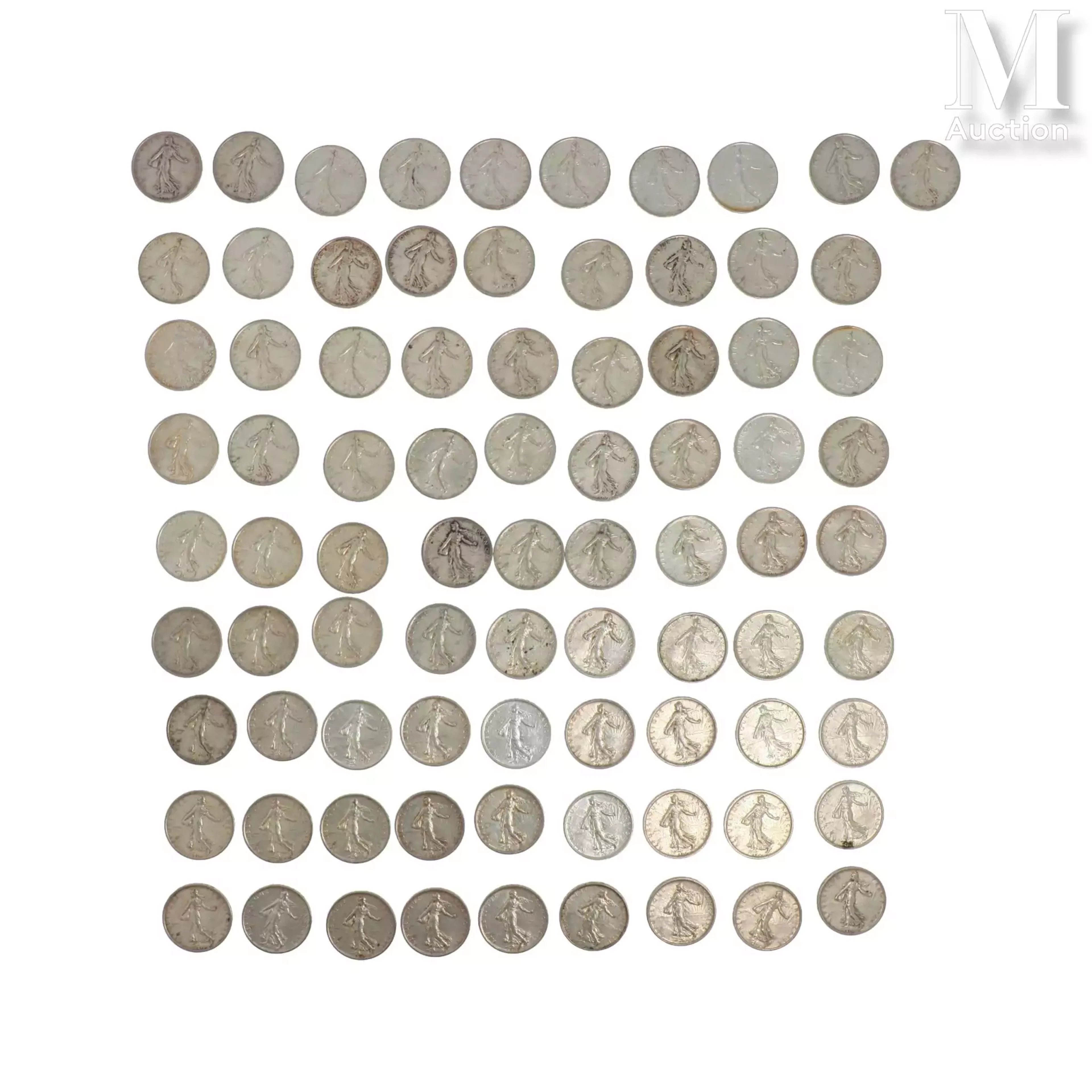 Lot de pièces en argent