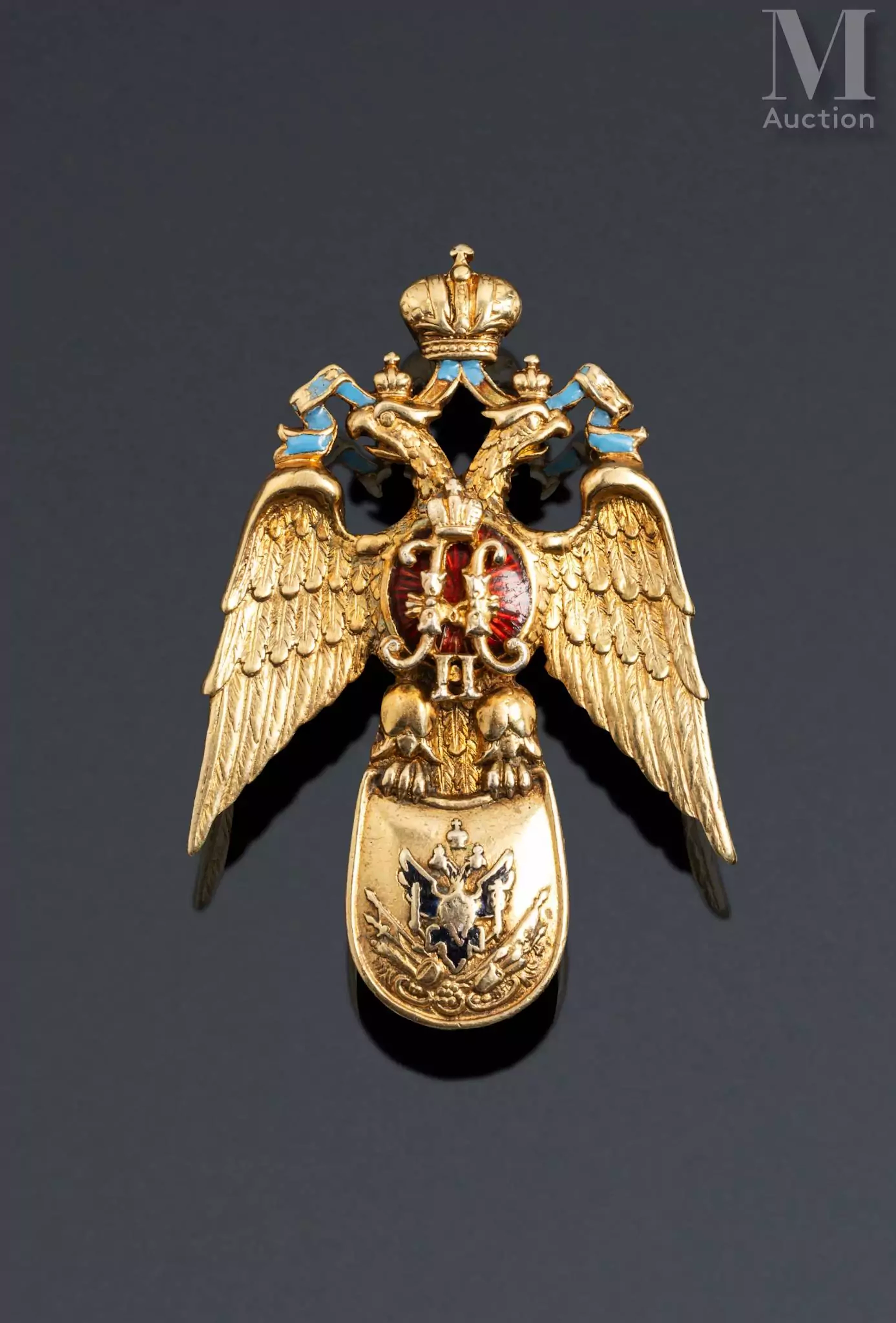 Jeton du Premier Corps des Cadets de Sa Majesté en vermeil (875 millièmes)
