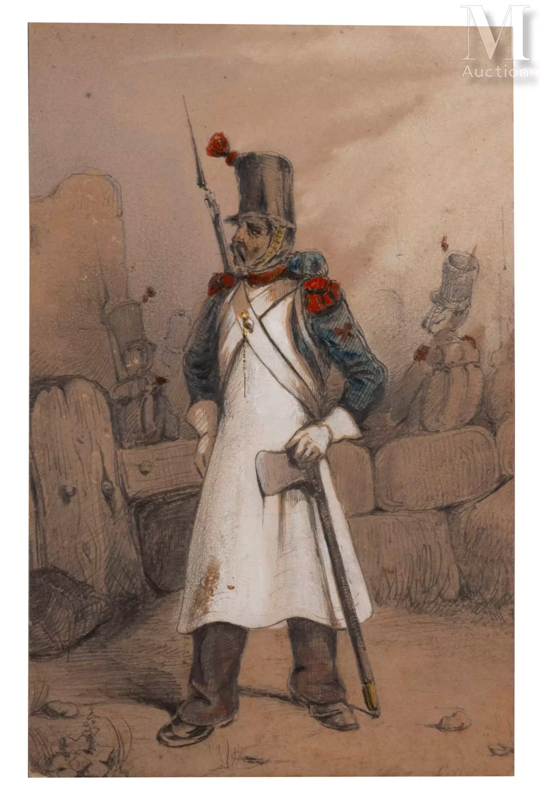Nicolas Toussaint CHARLET (Paris 1792 – 1845) Le Sapeur