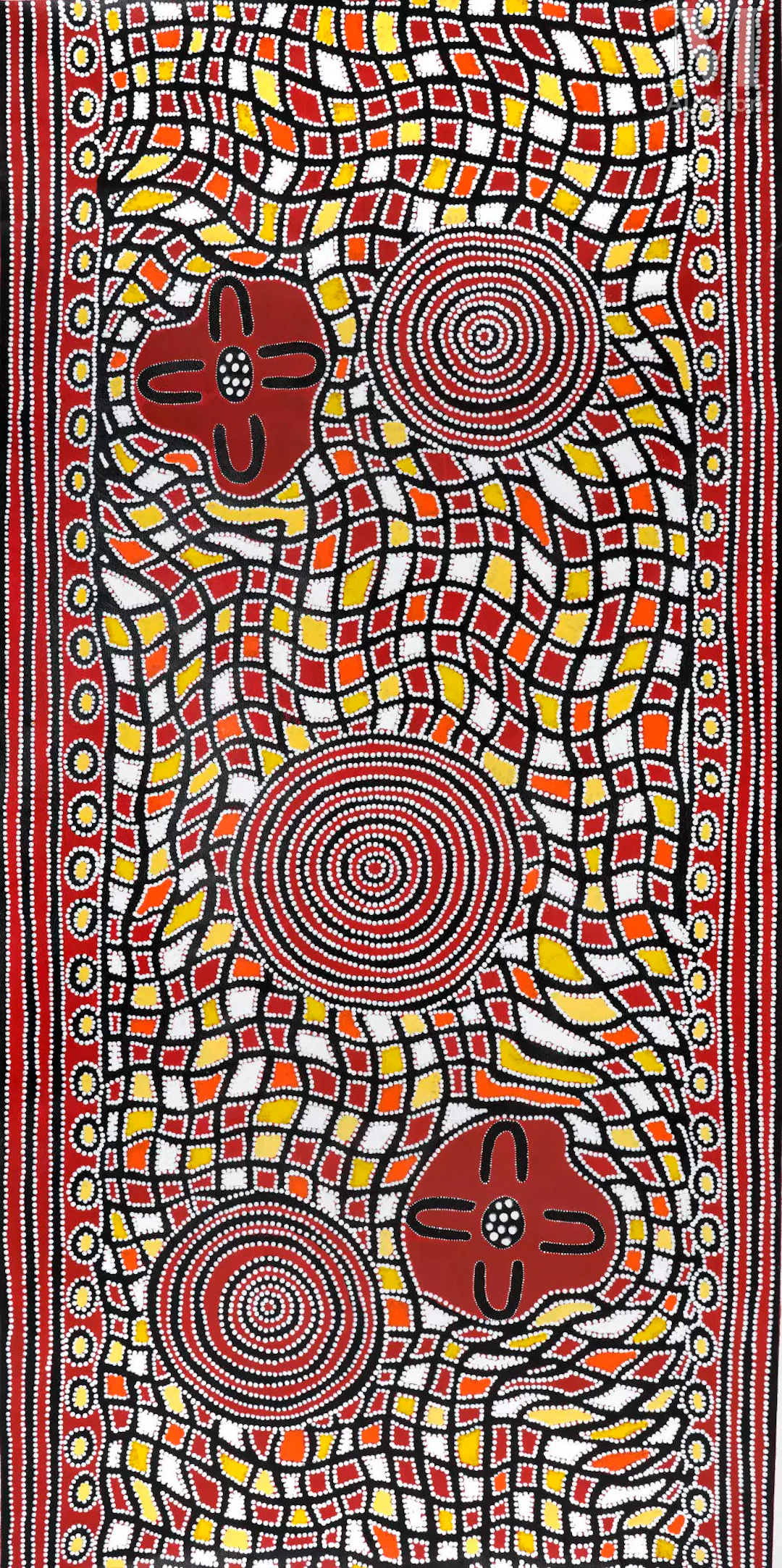 Janet Long Nakamarra (1960 - ) Pirnki - Cave Dreaming, 2013