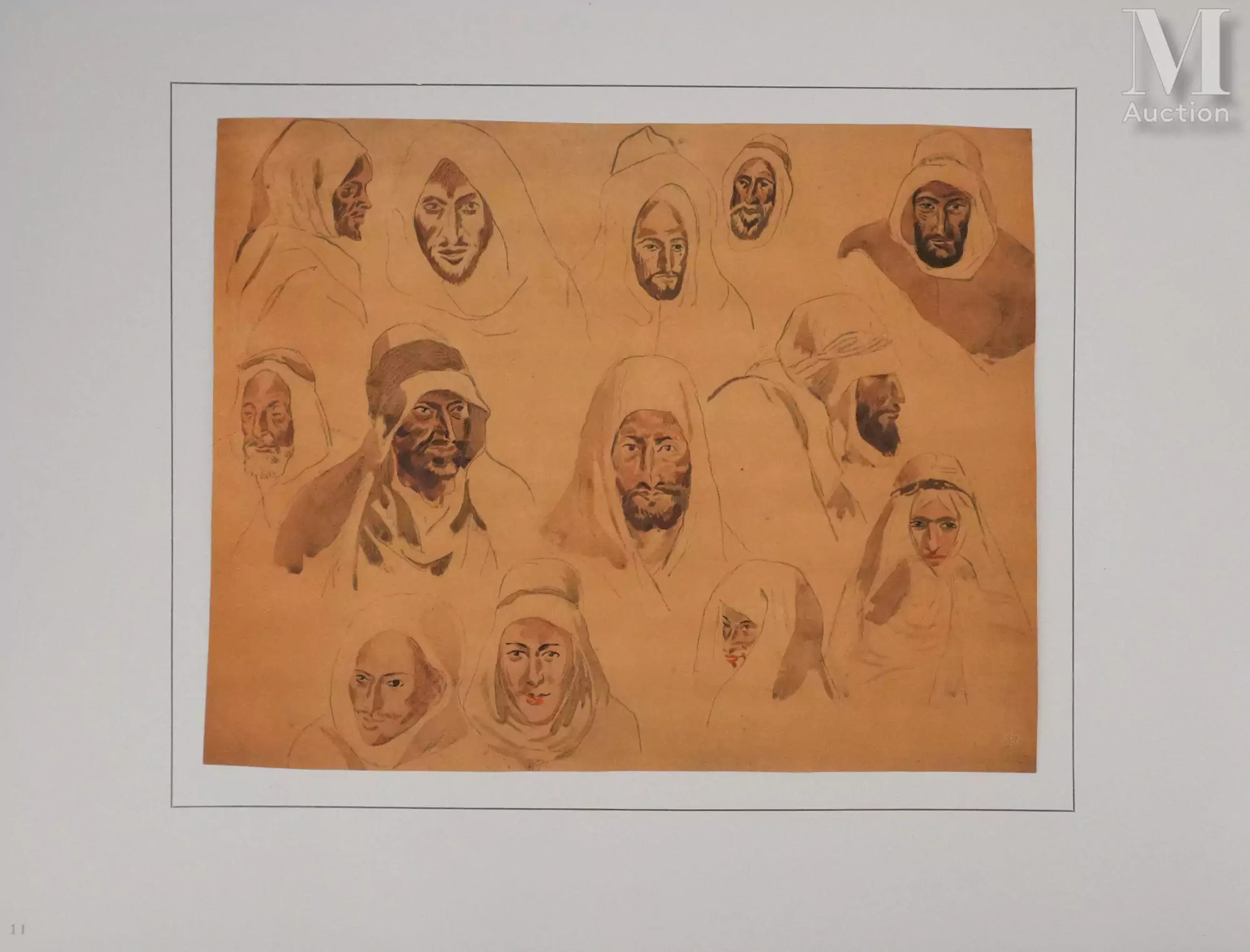 DELACROIX Eugène Dans la foule (planche 11), 1928