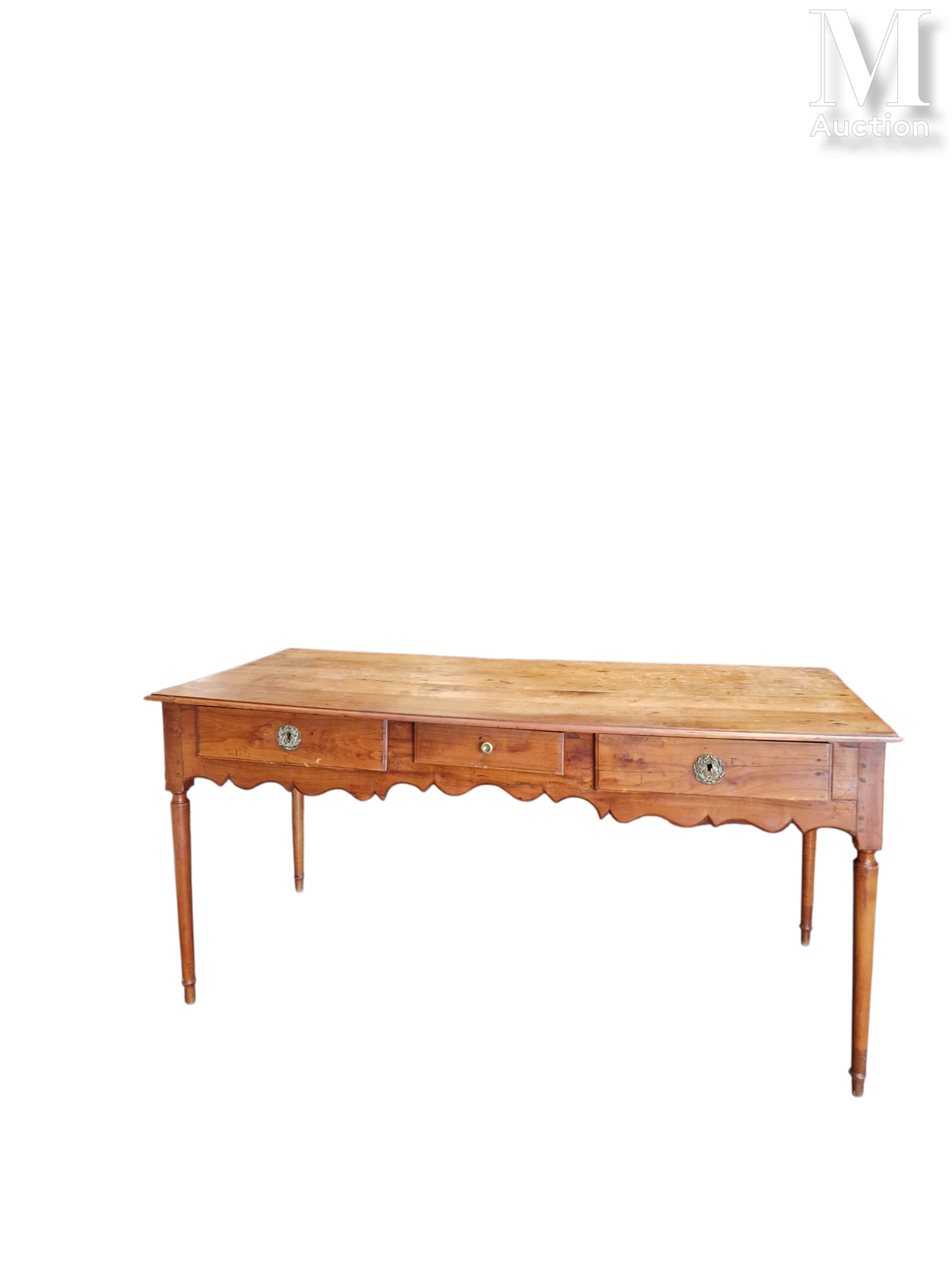 Bureau rustique du début du XIXème siècle