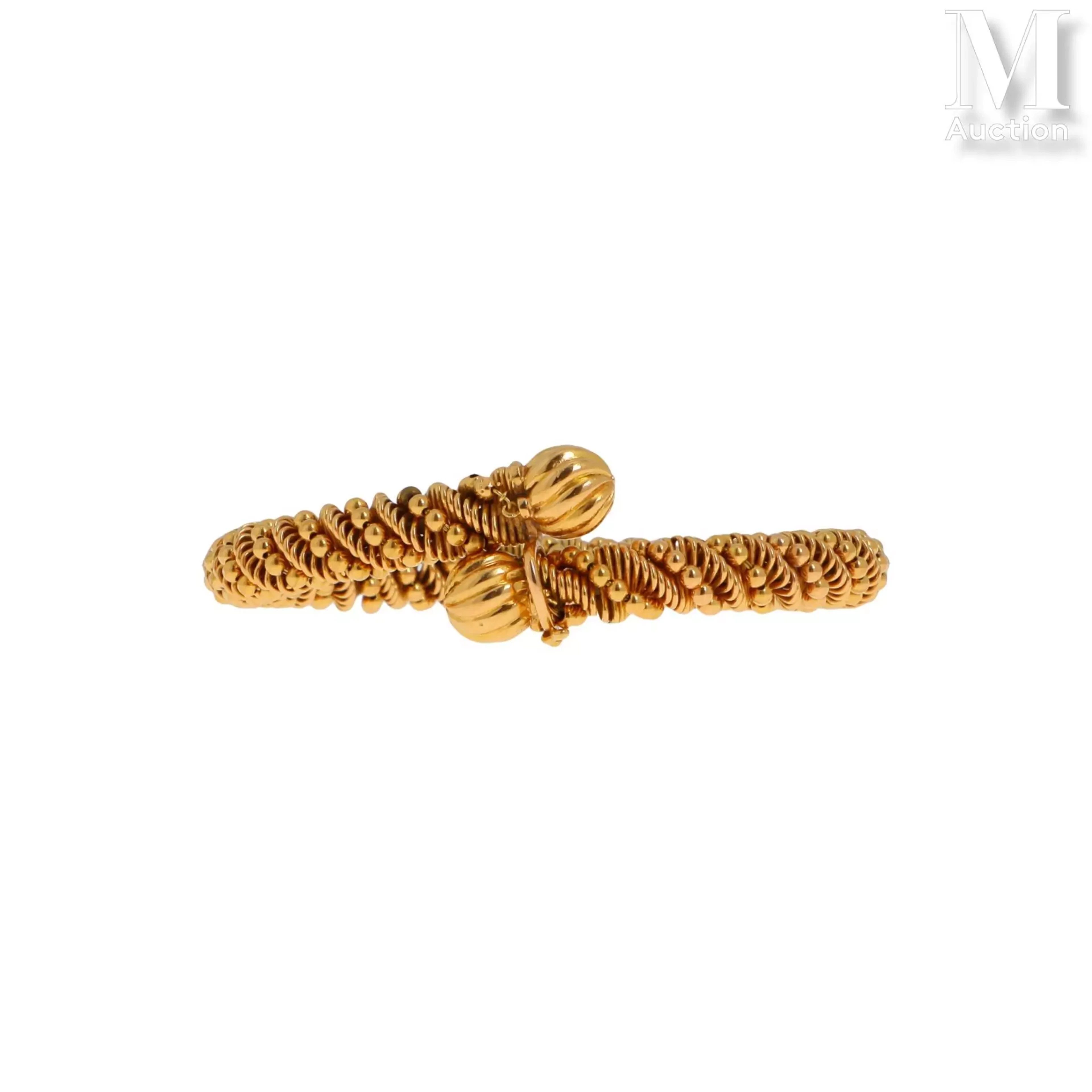Bracelet perles or