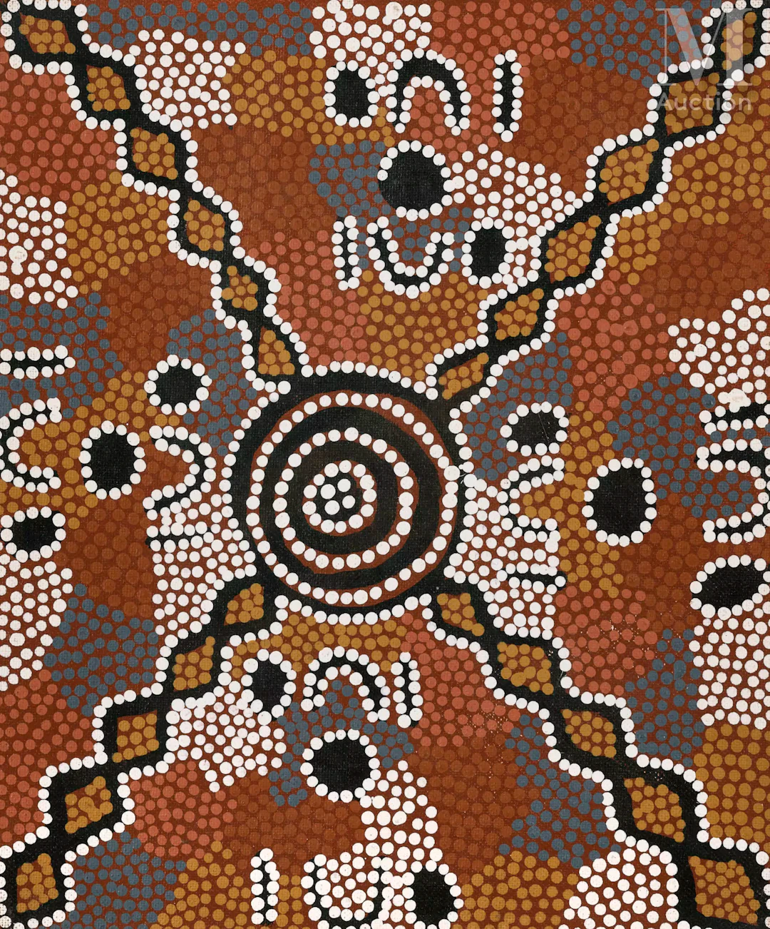 Carol Gallagher Napangardi (c. 1935 - ?) Sans titre, Bush Potato