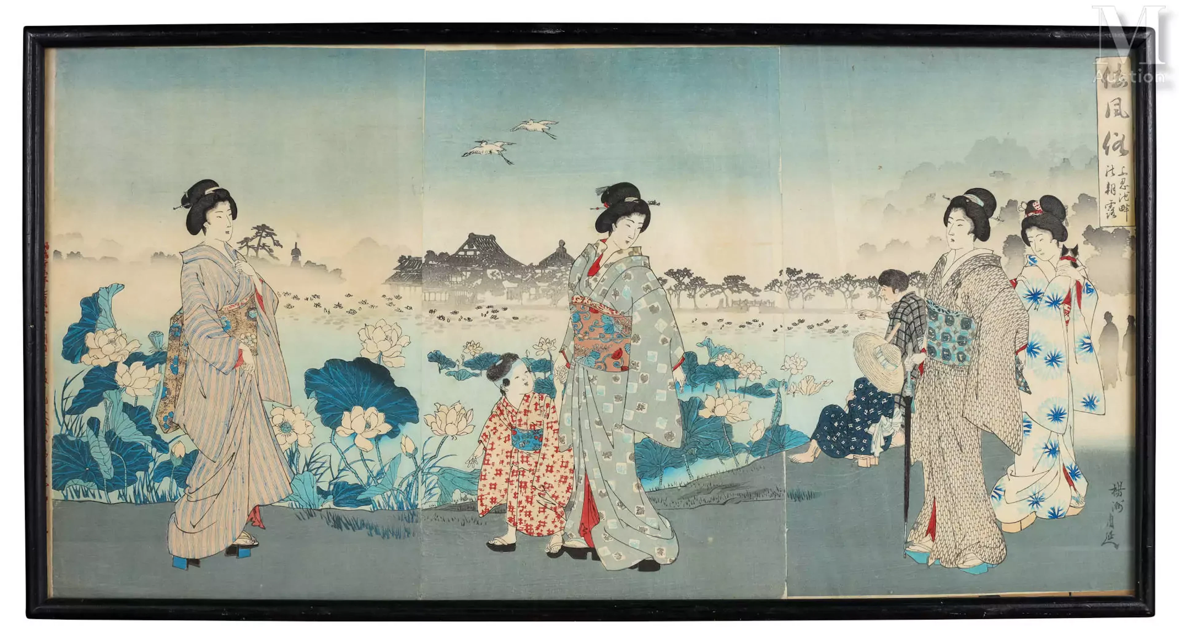 JAPON, Epoque Meiji Toyohara Chikanobu (1838-1912)