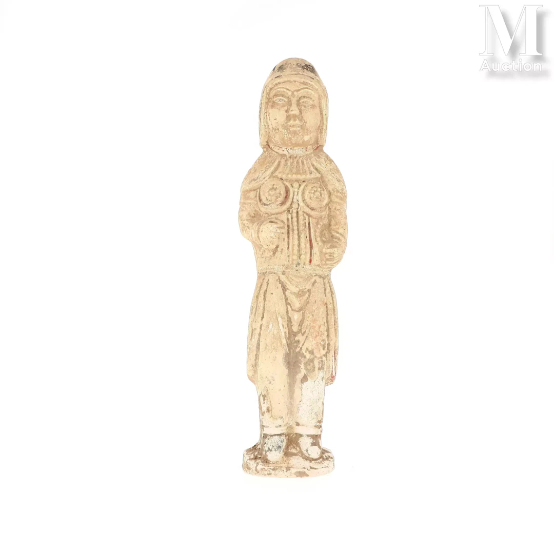 CHINE, Epoque Tang Statuette en terre-cuite