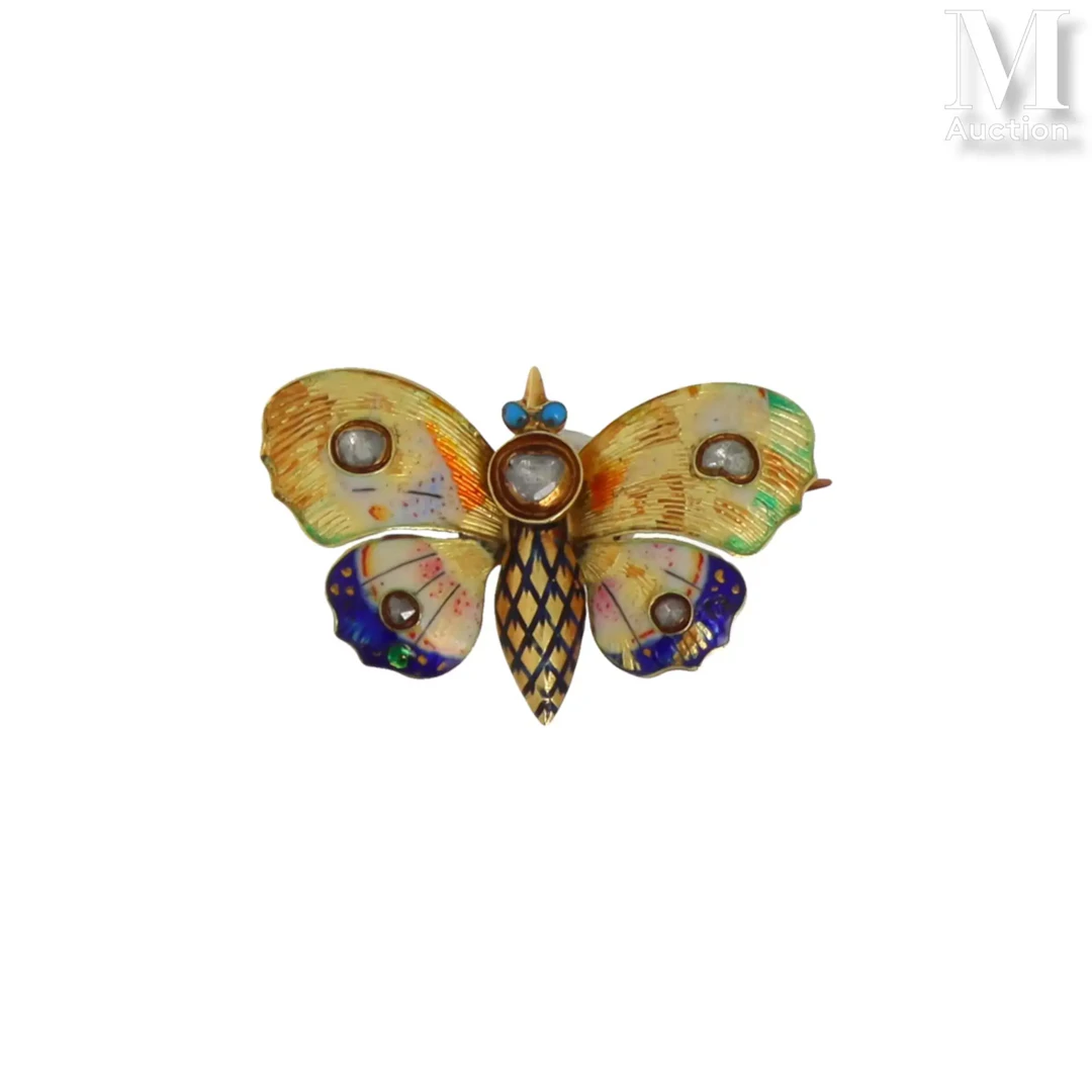 Broche papillon