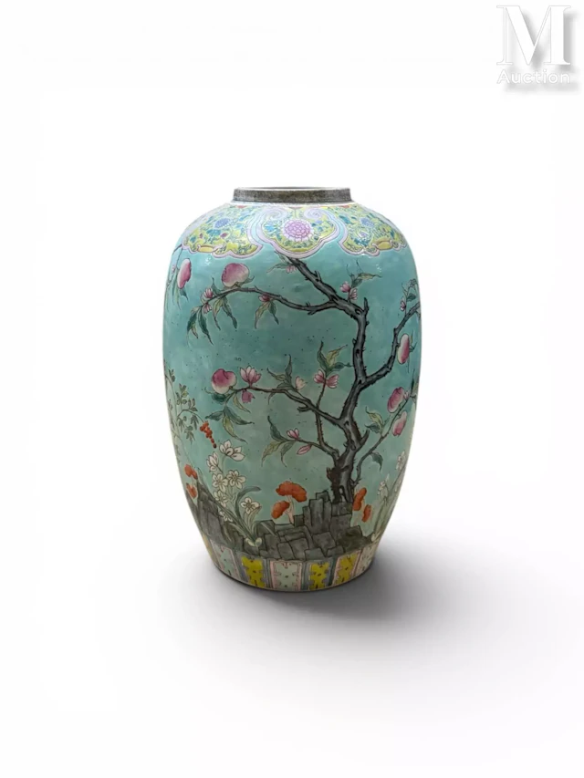 CHINE Grand vase