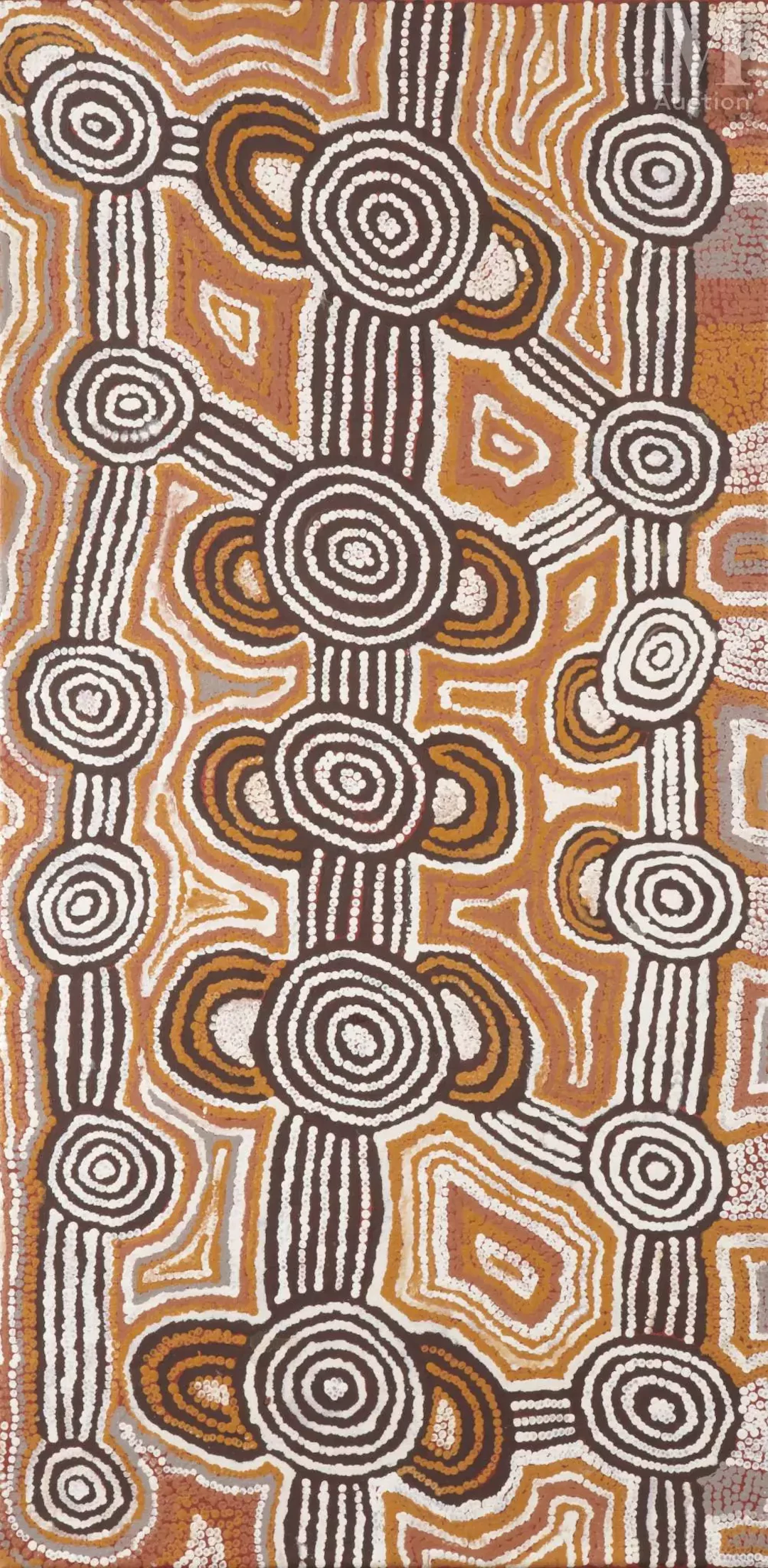 Barney Campbell Tjakamarra (1928 - 2007) Cycle Tingari, 1998