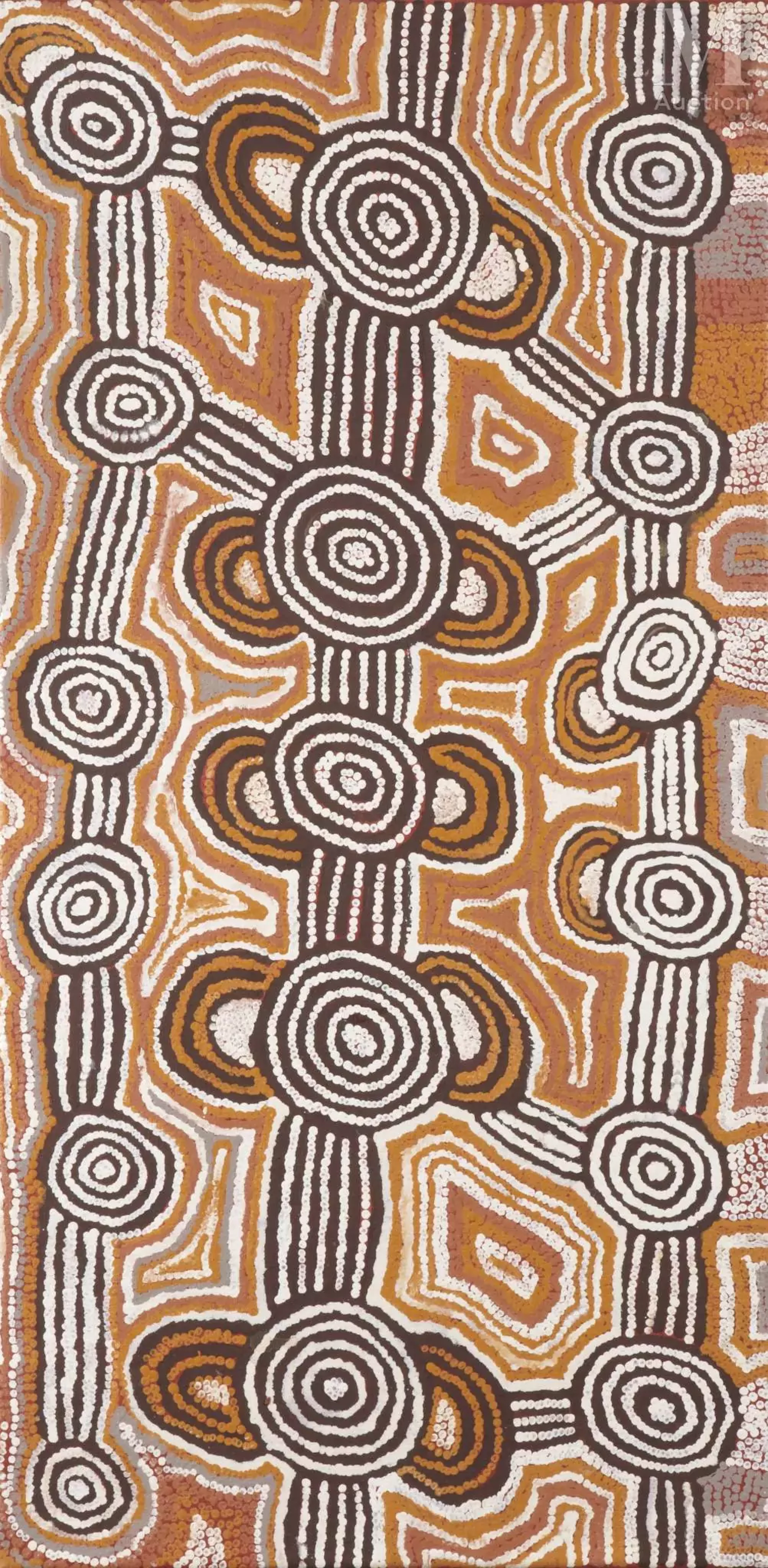 Barney Campbell Tjakamarra (1928 - 2007) Cycle Tingari, 1998