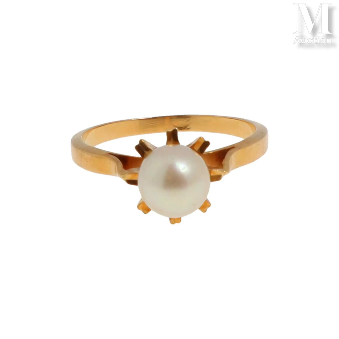 Bague perle