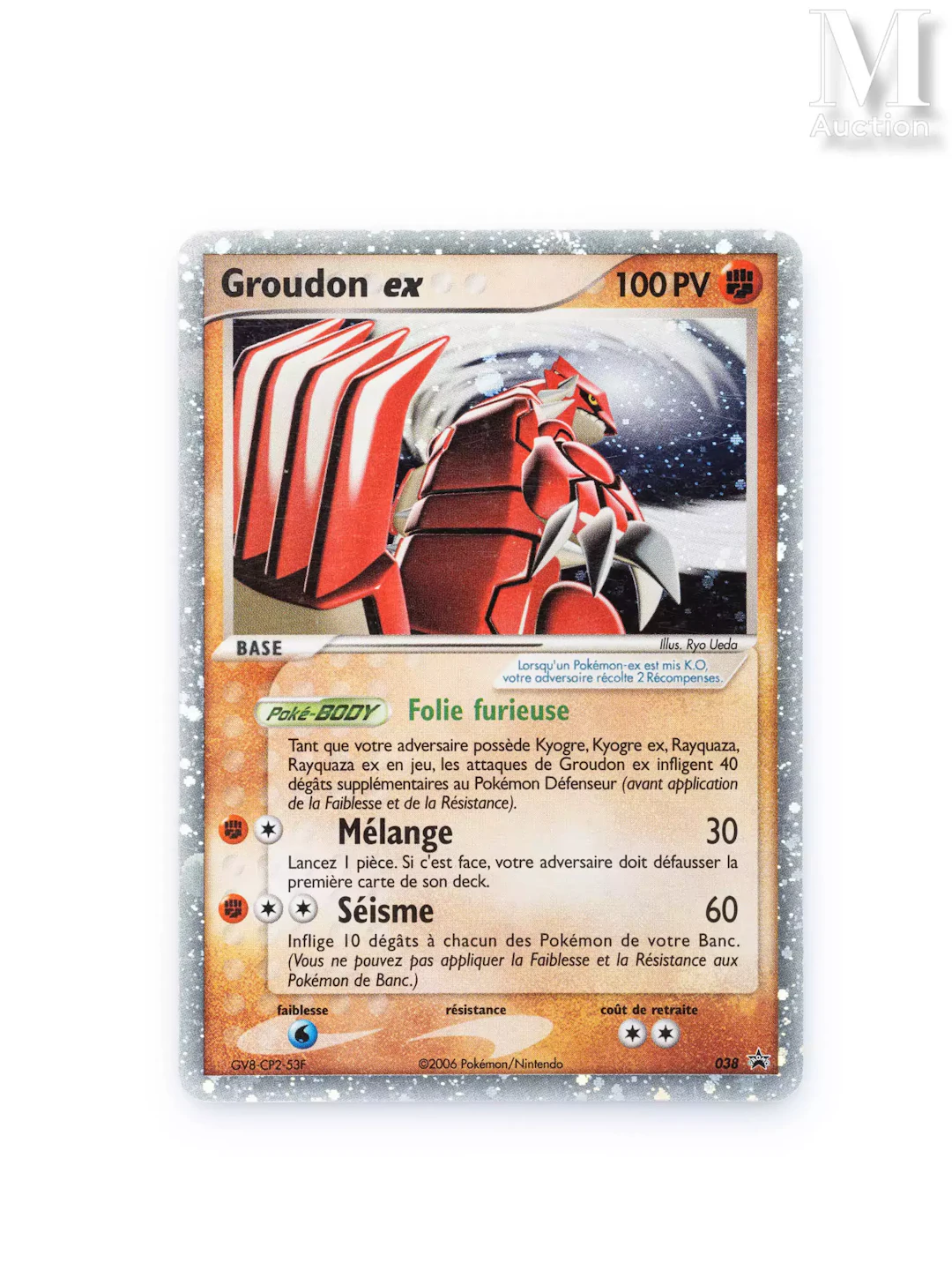POKEMON Groudon ex - Nintendo Black Star Promos - 038