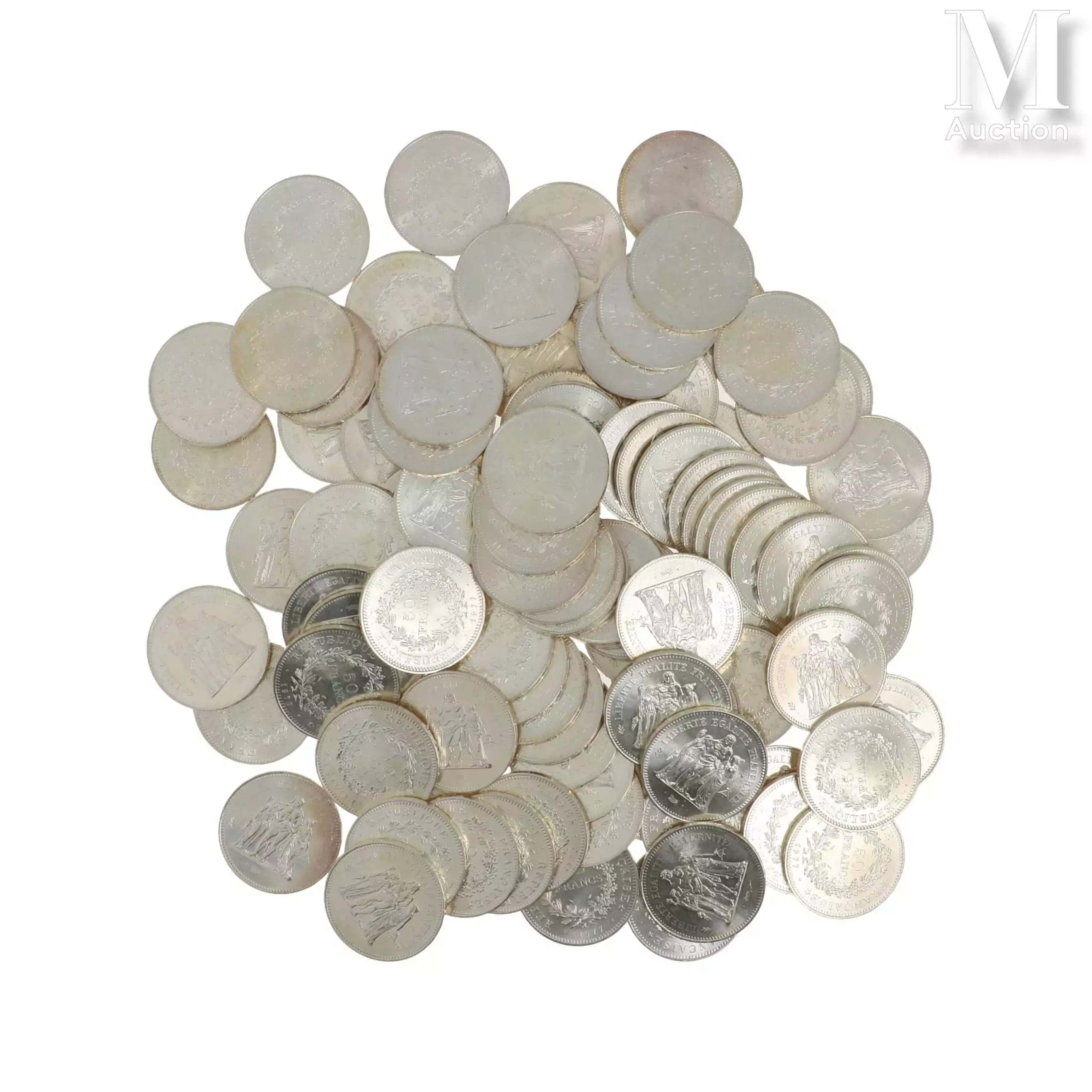 Lot de pièces en argent