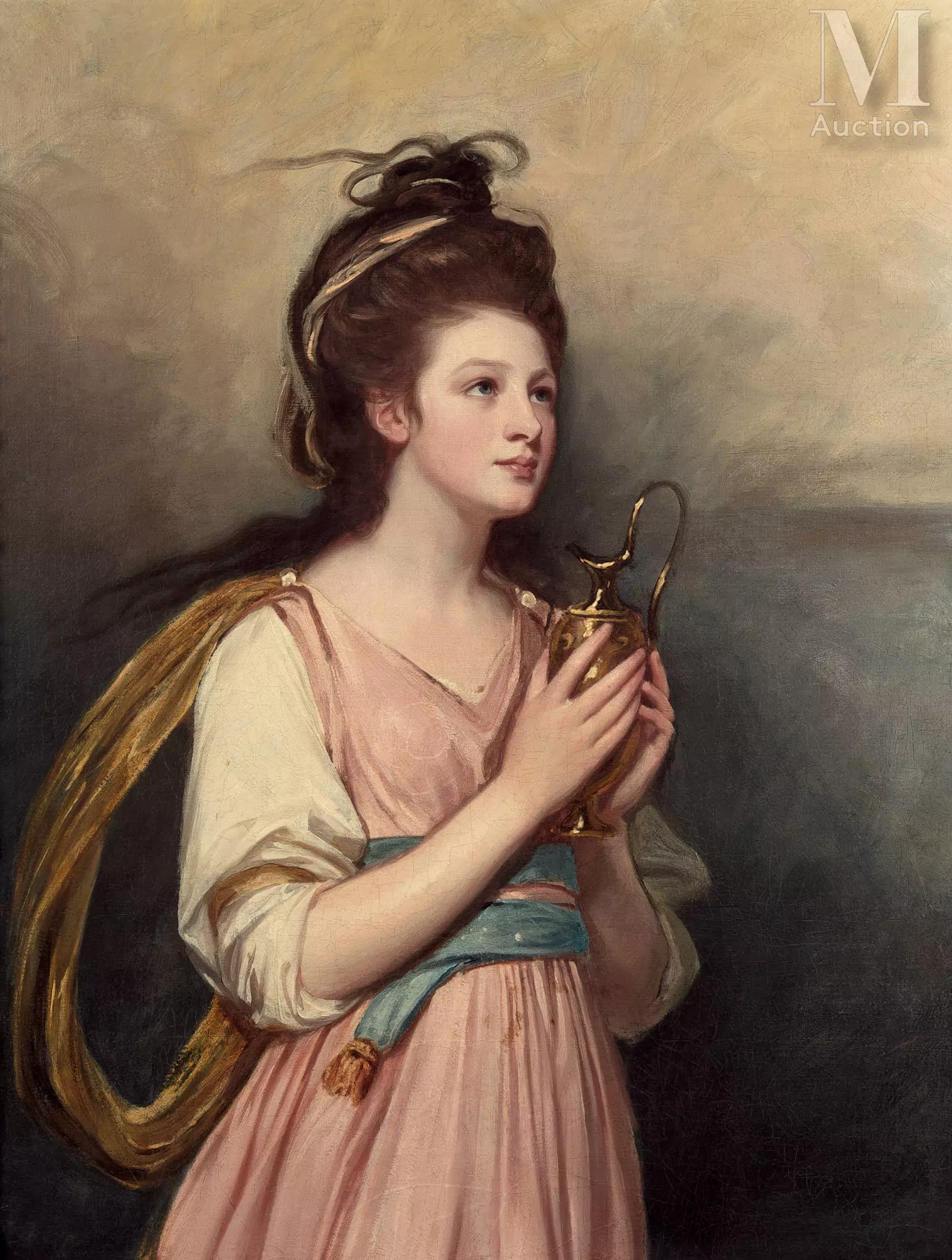 *George ROMNEY (Dalton in Furness, 1734 - Kendal, 1802) Portrait de