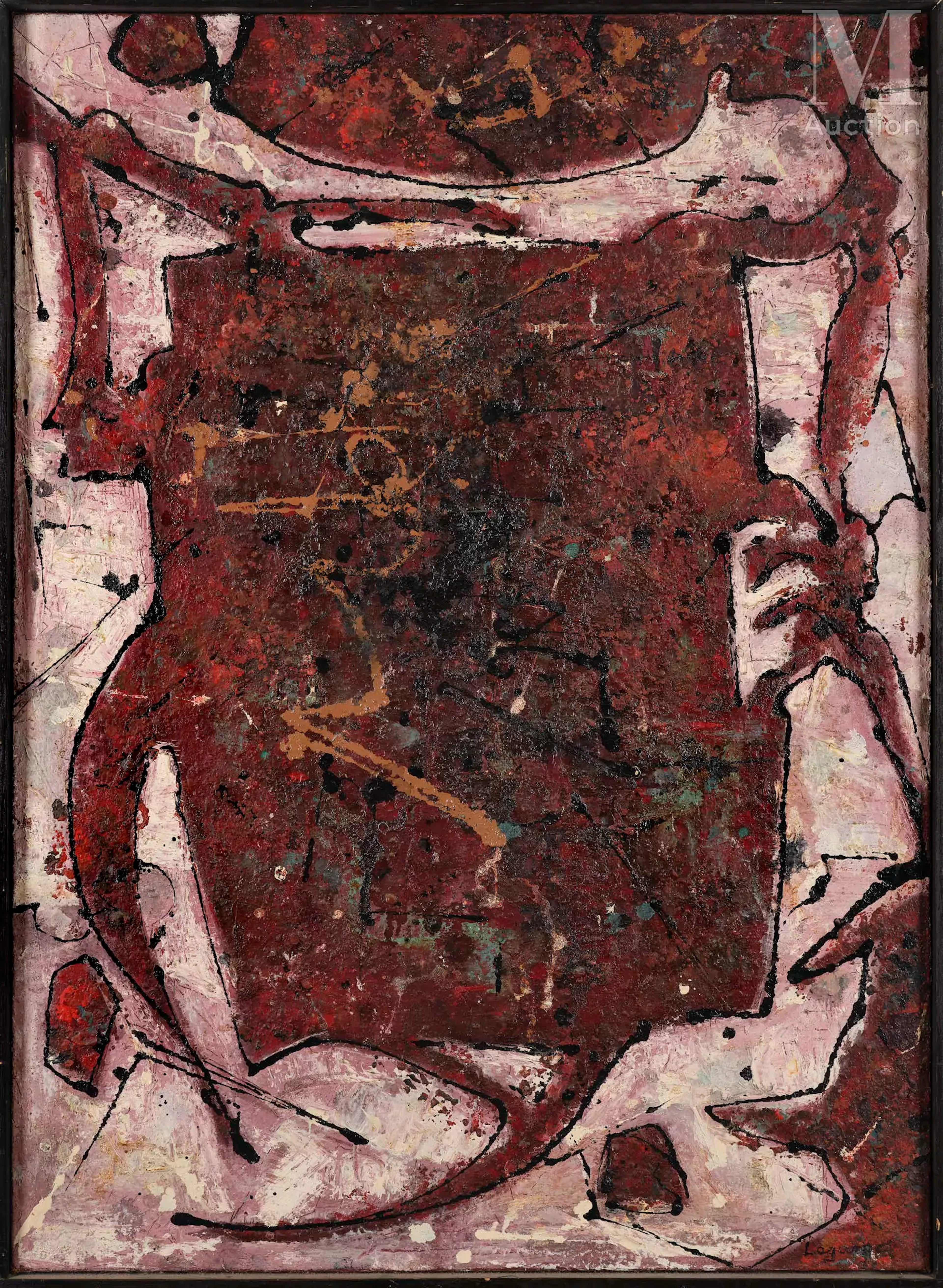 Jeanne LAGANNE (1900-1995) L'indifférent, 1968