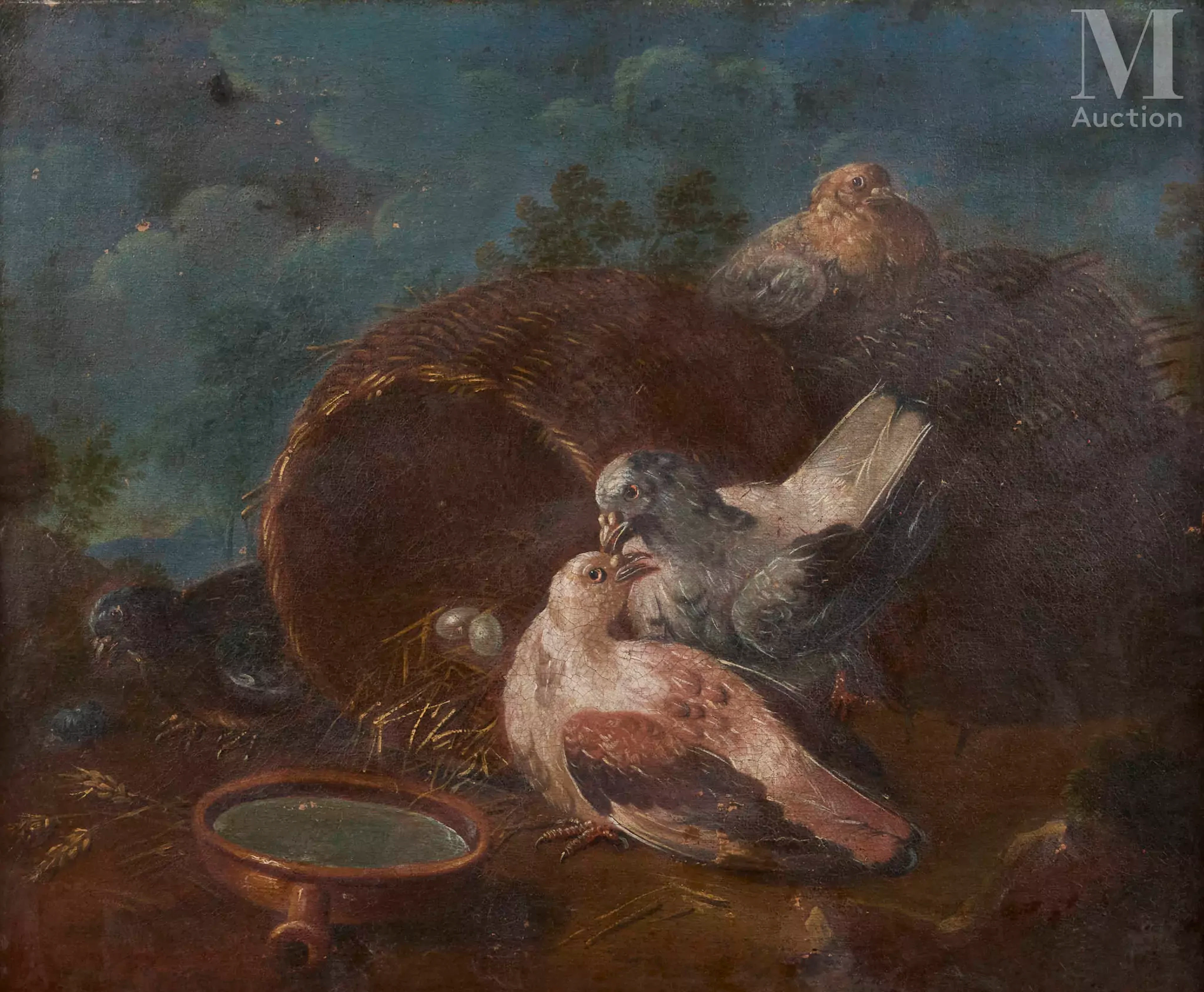 Ecole FRANCAISE du XVIIIème siècle, entourage de Jean-Baptiste HUET