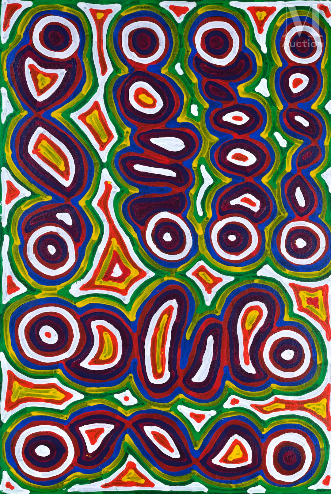 Felicity Robertson Nampijinpa (1965 - ) Water Dreaming, 2018
