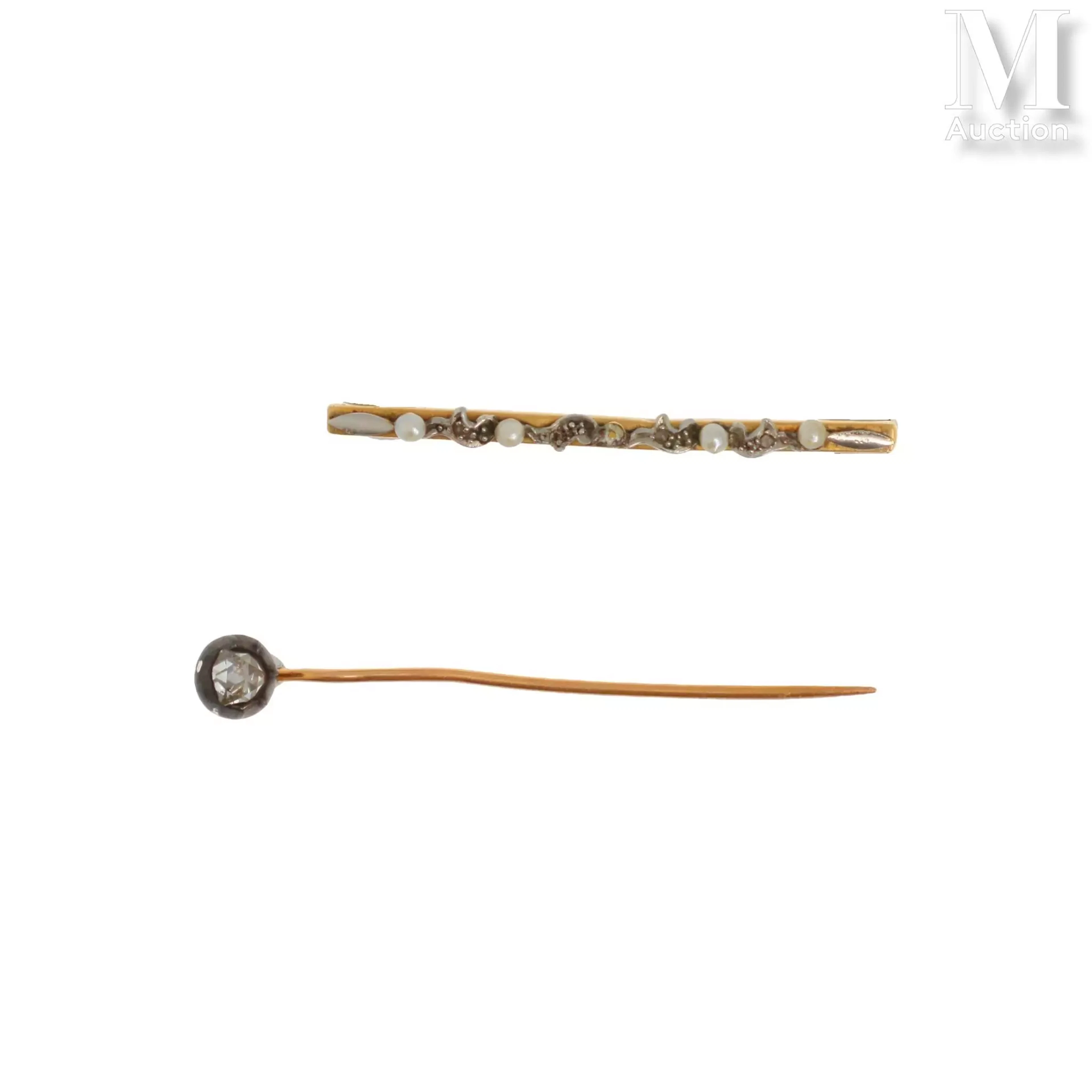 Broche barette et épingle