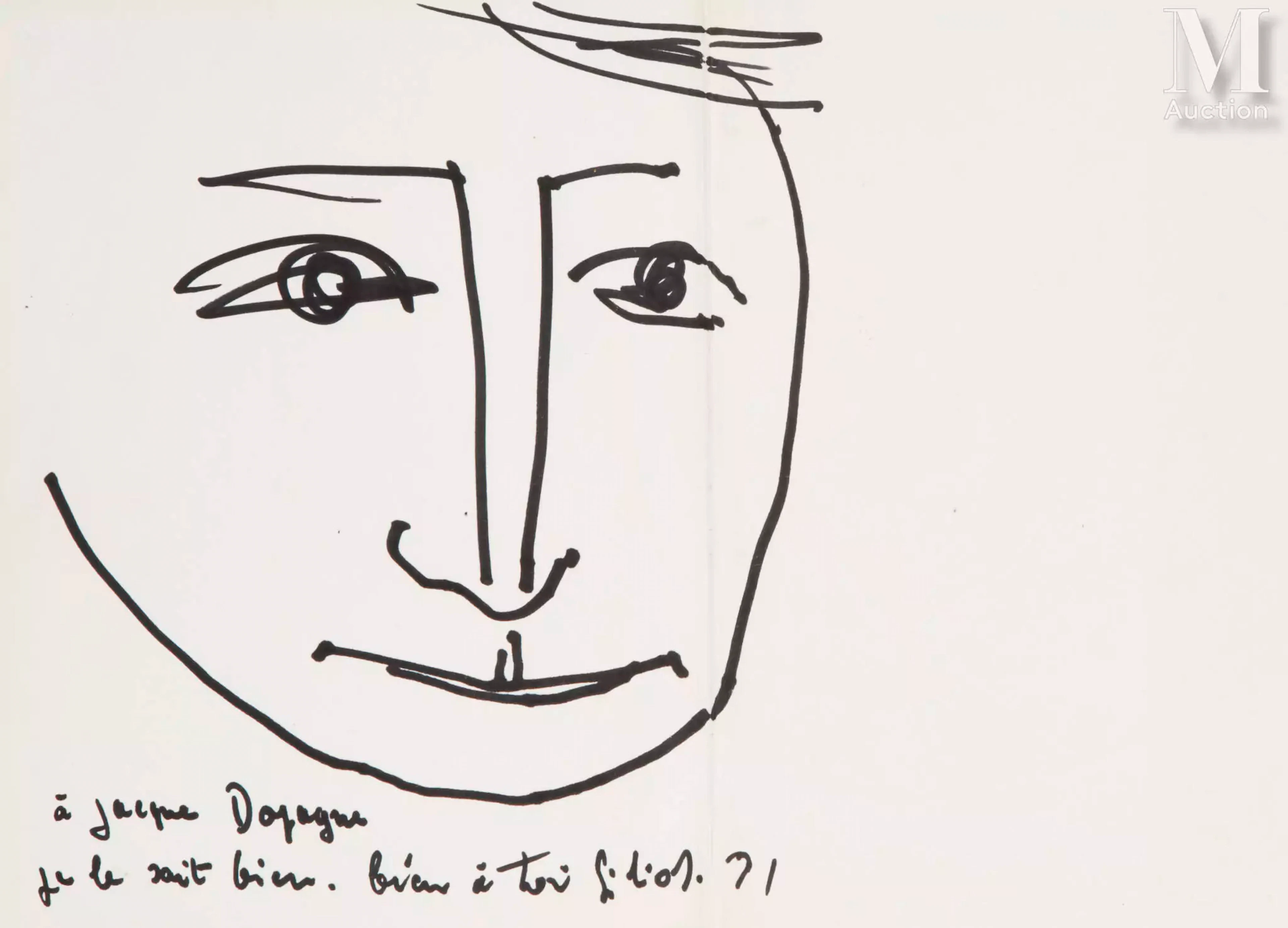 Emile GILIOLI (1911-1977) Sans titre, 1971