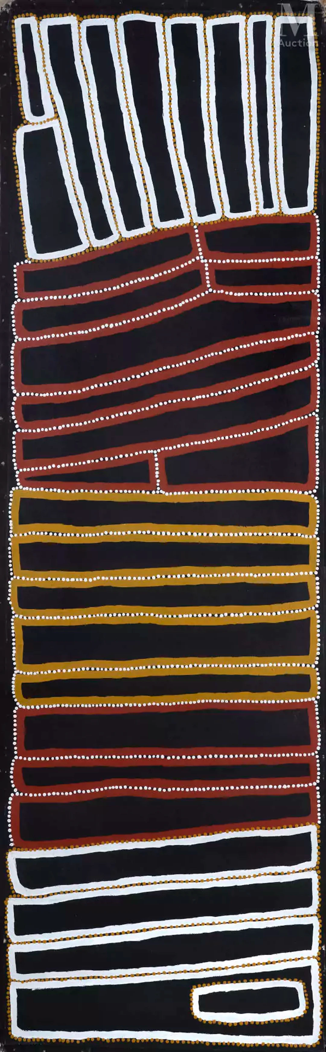 Walala Tjapaltjarri (c. 1960 - ) Cycle Tingari, 1998