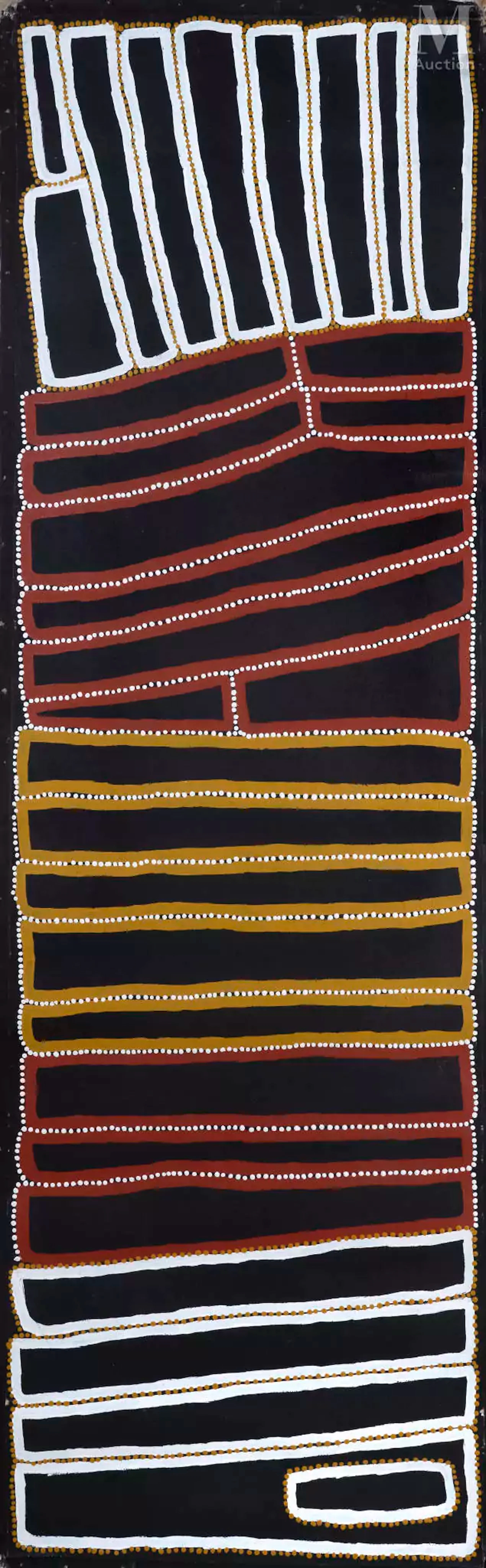 Walala Tjapaltjarri (c. 1960 - ) Cycle Tingari, 1998